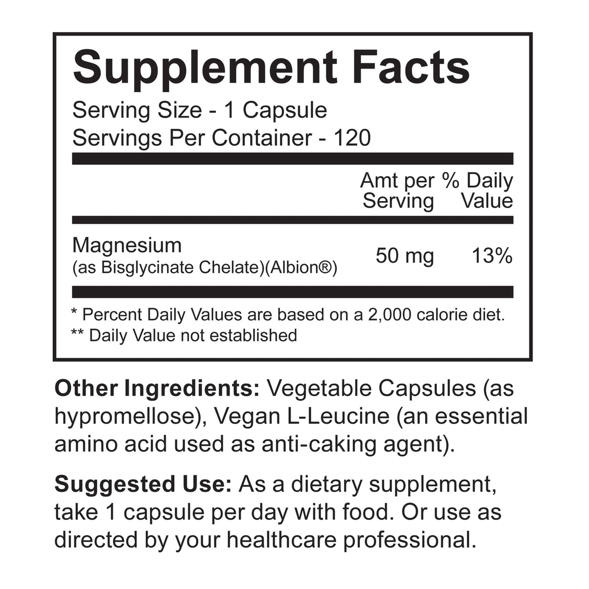 Jigsaw Health MagPure Glycinate Ingredients