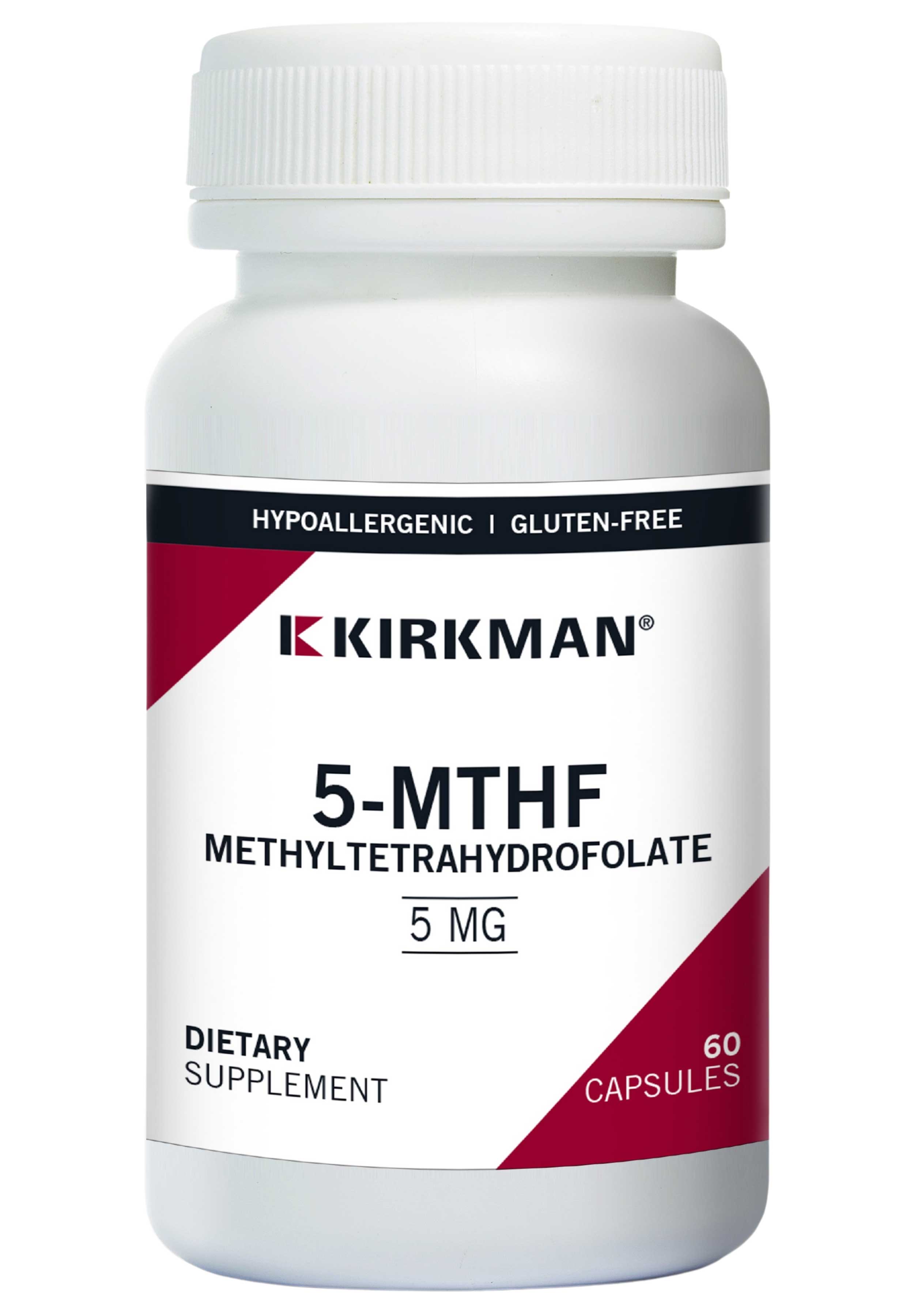 Kirkman 5-MTHF Methyltetrahydrofolate 5mg