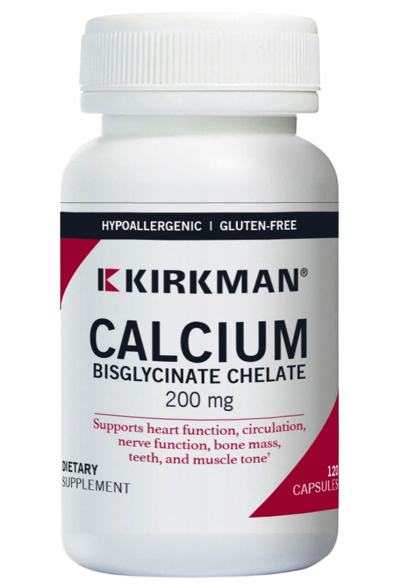 Kirkman Calcium Bisglycinate Chelate 200 mg (without Vitamin D-3)