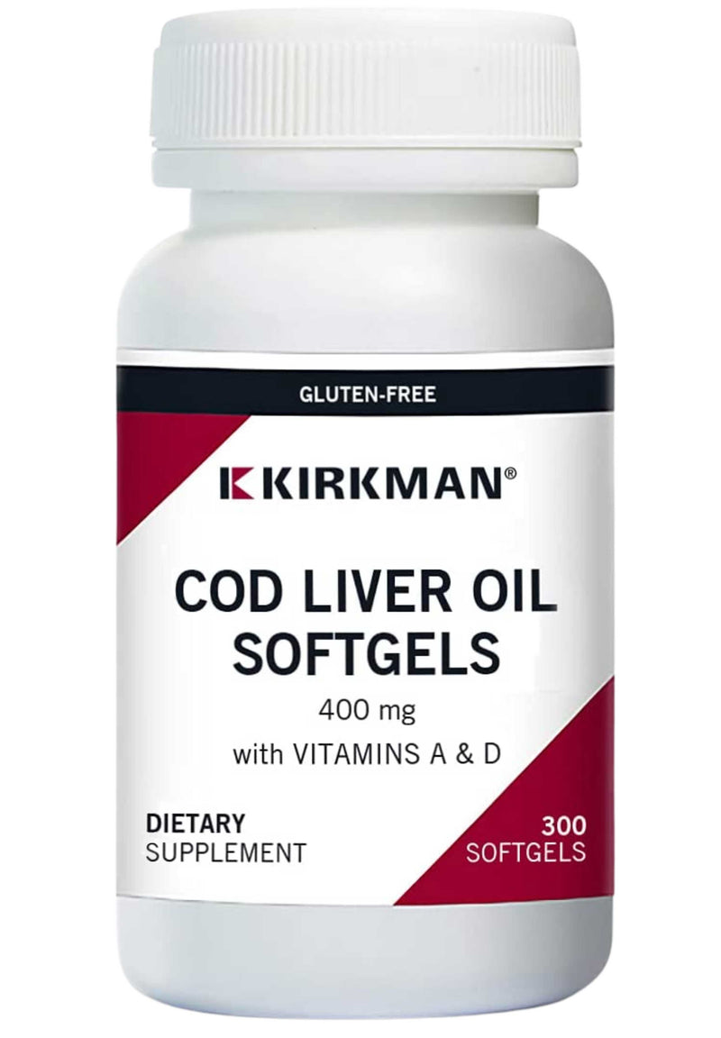Kirkman Cod Liver Oil with Vitamins A & D