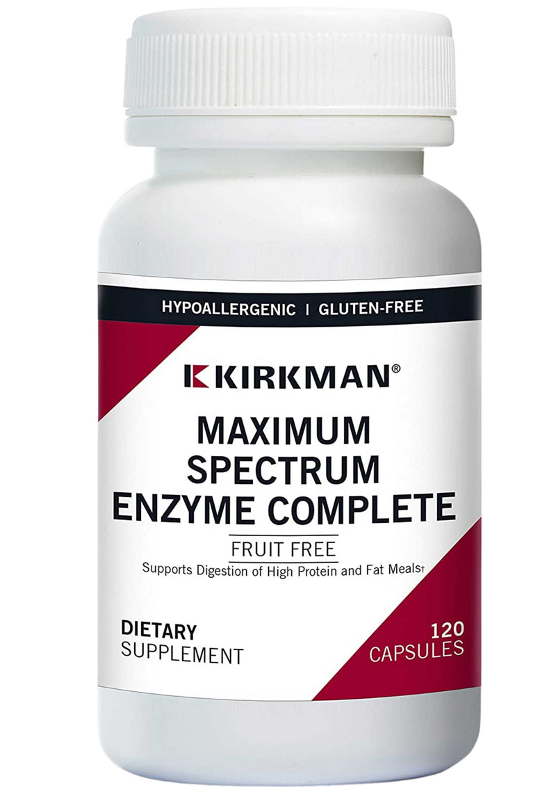 Kirkman Maximum Spectrum Enzyme Complete Fruit Free (Formerly Maximum Spectrum Enzym-Complete/DPP-IV Fruit Free w/Isogest)