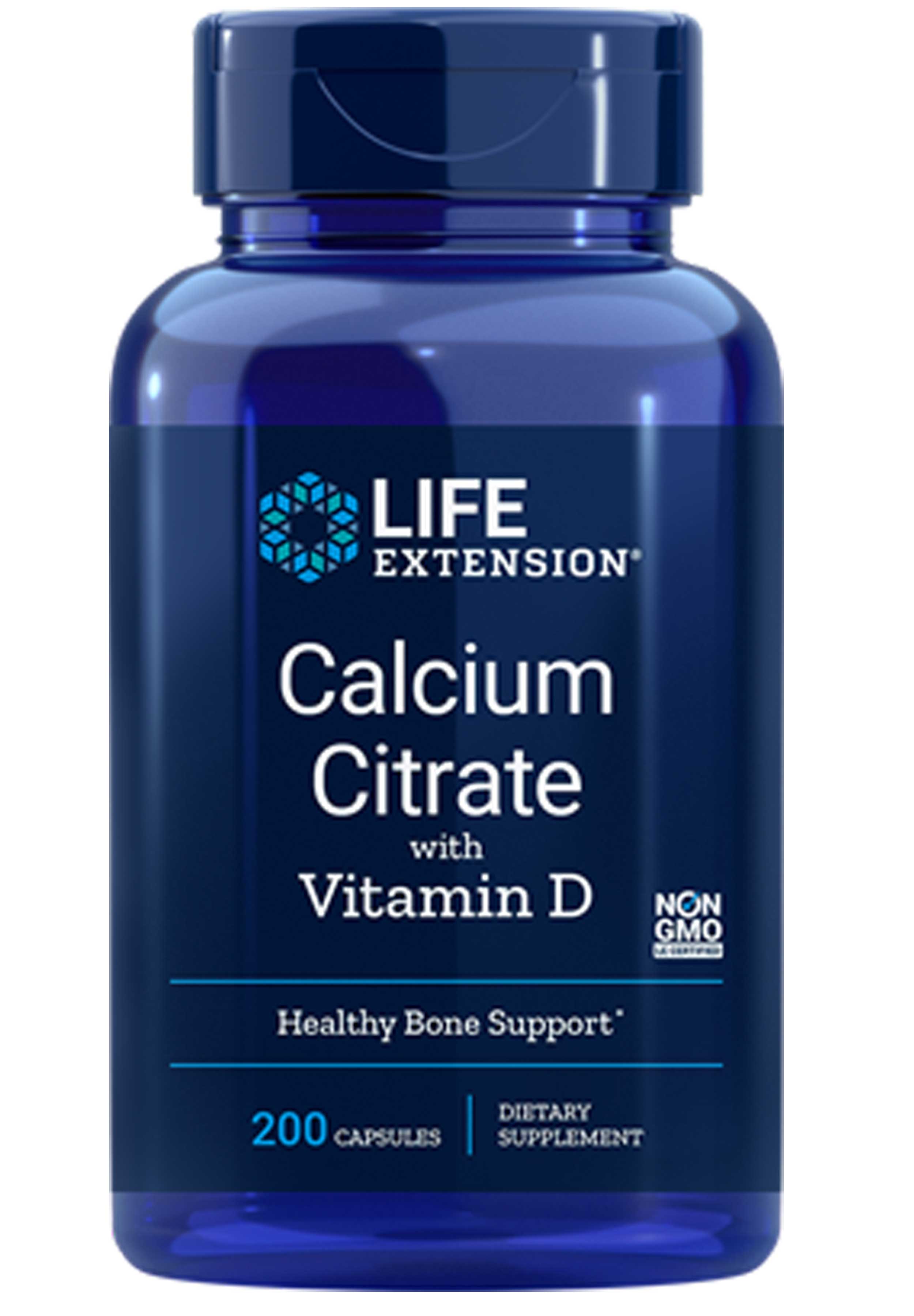 Life Extension Calcium Citrate with Vitamin D