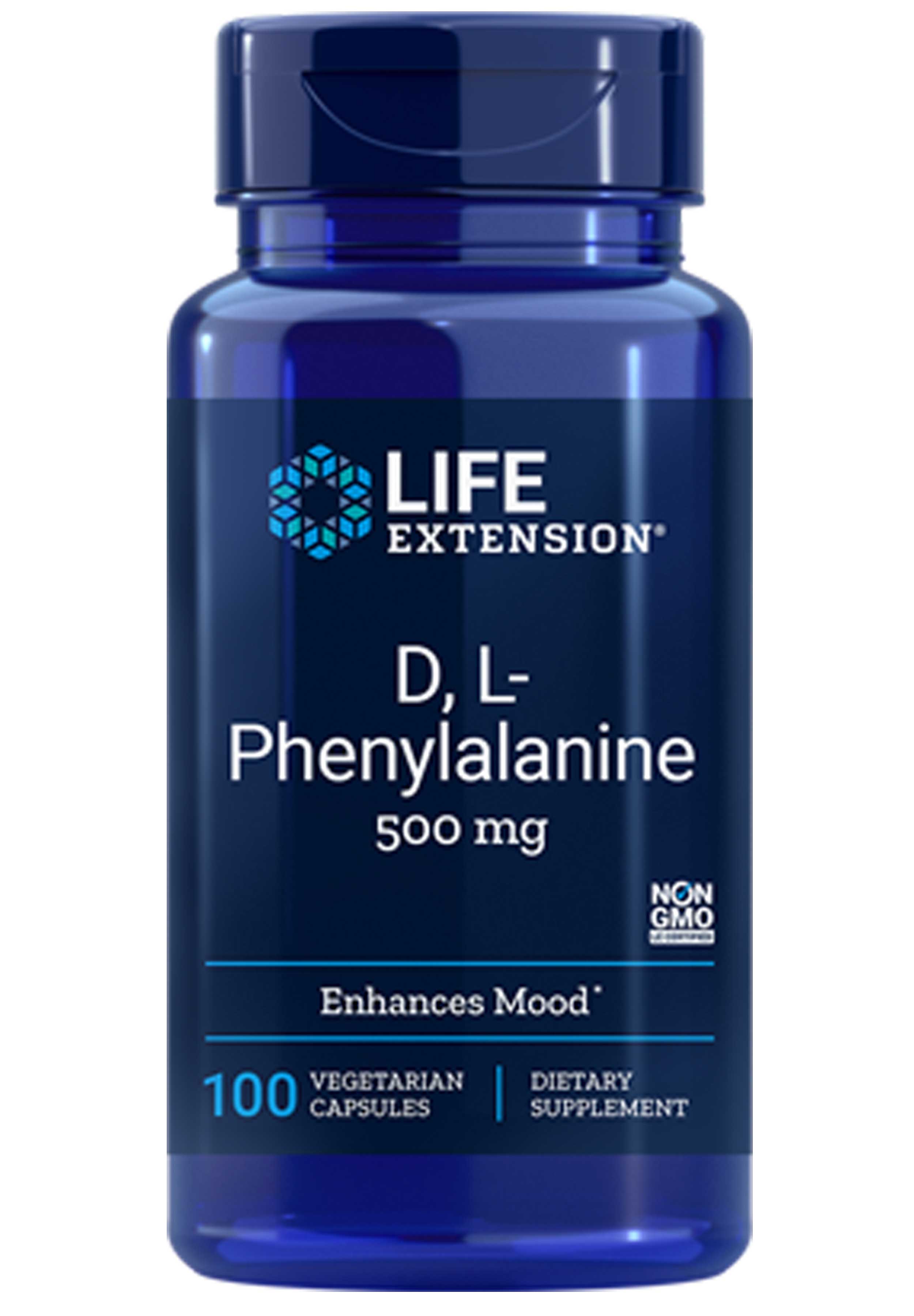 Life Extension D,L-Phenylalanine Capsules
