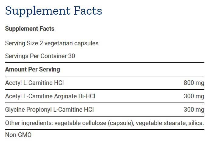 Life Extension Optimized Carnitine Life Extension Optimized Carnitine