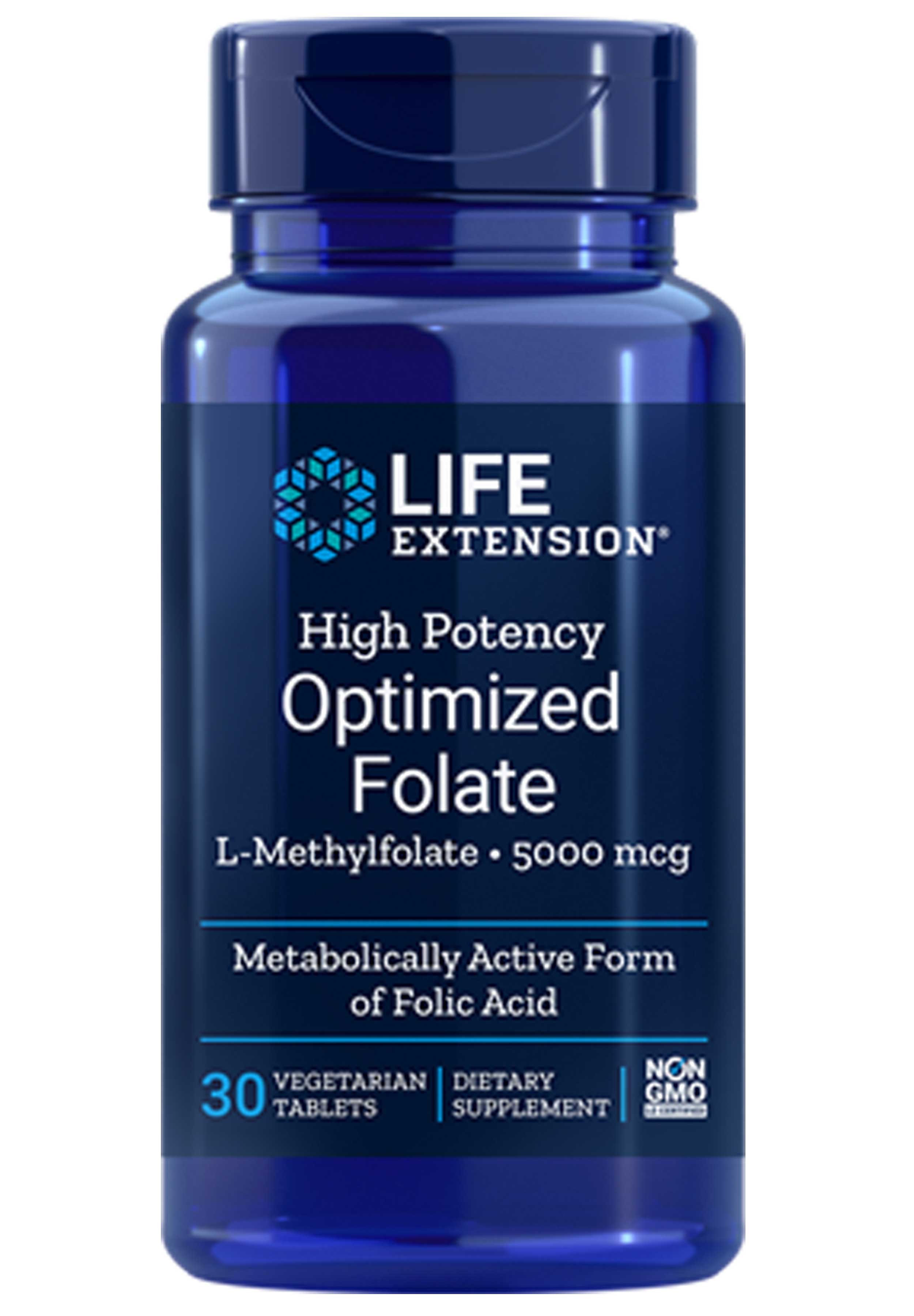 Life Extension Optimized Folate (High Potency)