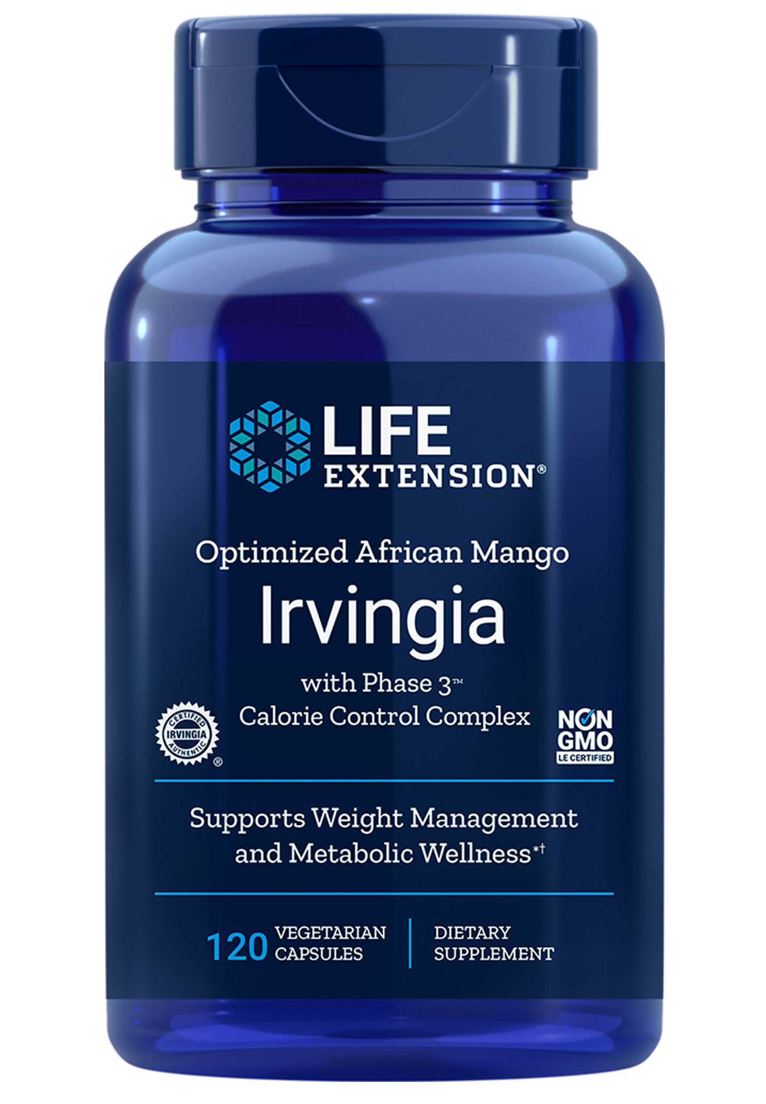 Life Extension Optimized Irvingia With Phase 3 Calorie Control Complex
