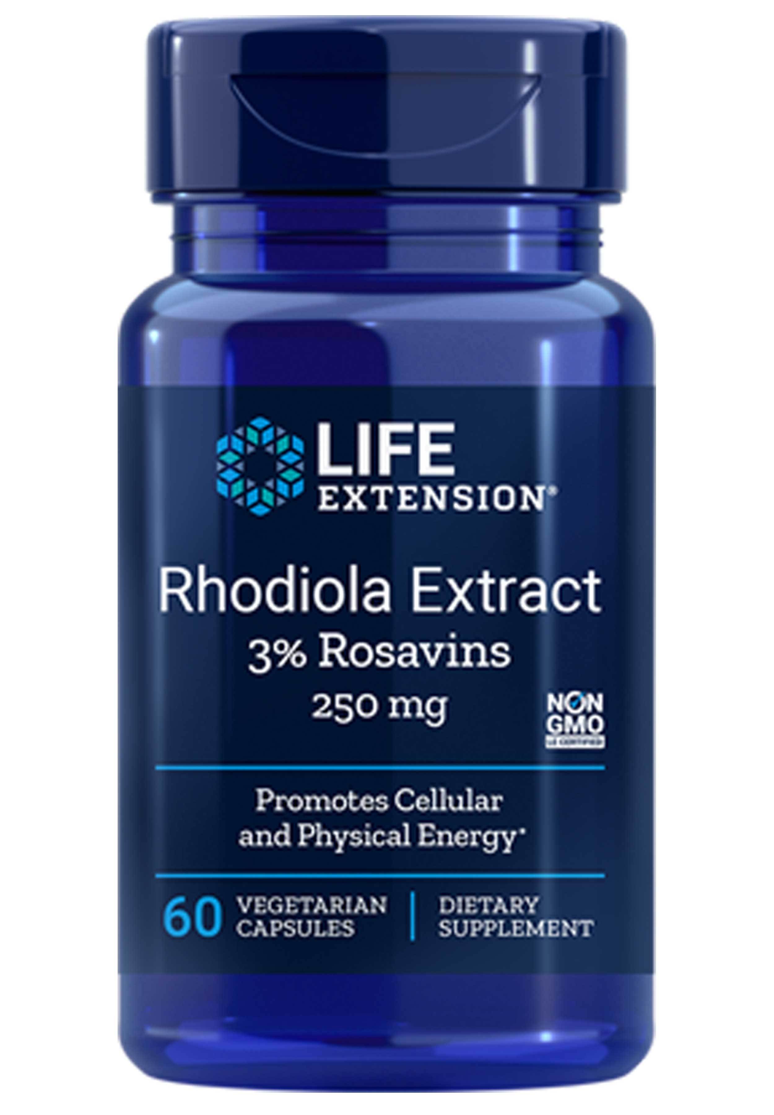 Life Extension Rhodiola Extract (3% Rosavins)