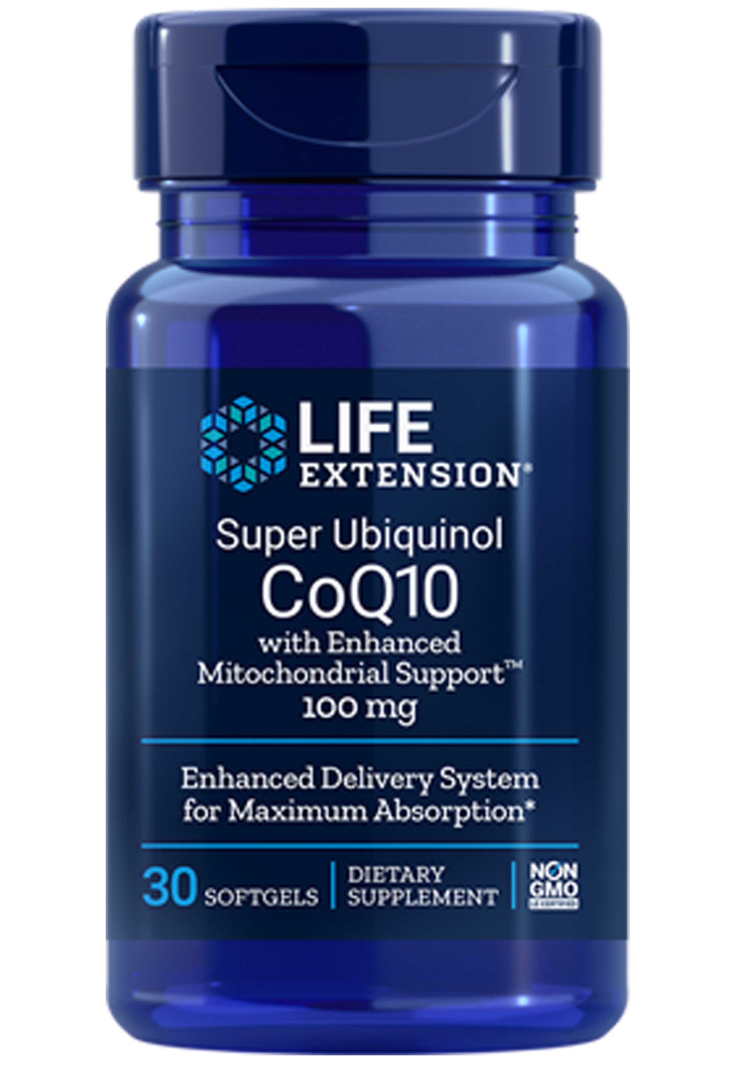 Life Extension Super Ubiquinol CoQ10 with Enhanced Mitochondrial Support