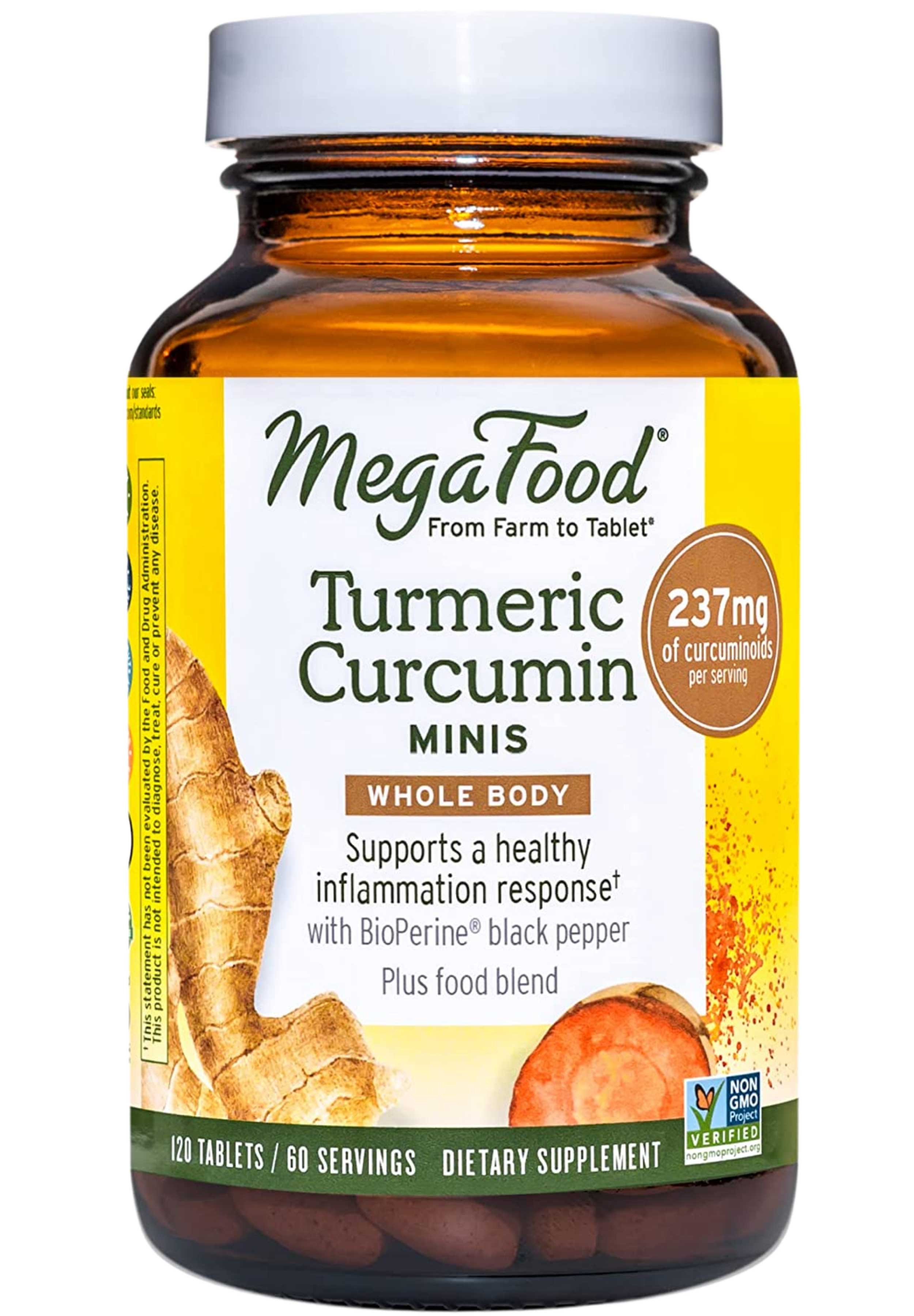 MegaFood Turmeric Curcumin Minis - Whole Body