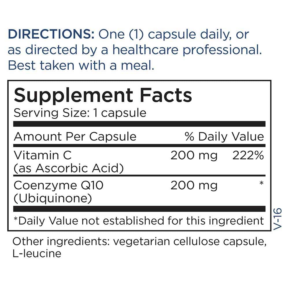 Metabolic Maintenance Coenzyme Q10 Ingredients 