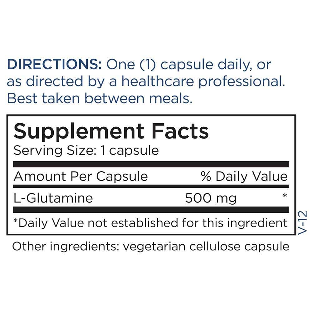 Metabolic Maintenance L-Glutamine Capsules Ingredients 