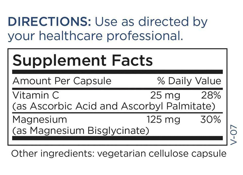 Metabolic Maintenance Magnesium Glycinate Ingredients