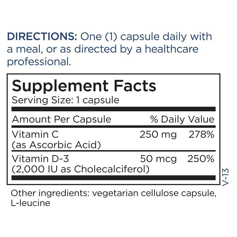 Metabolic Maintenance Vitamin D-3 Ingredients 