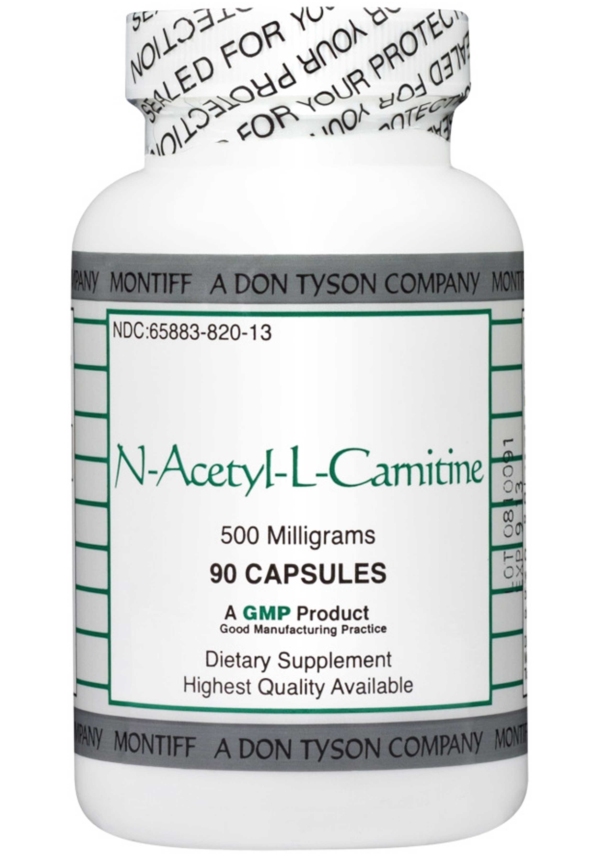 Montiff N-Acetyl-L-Carnitine 500 mg