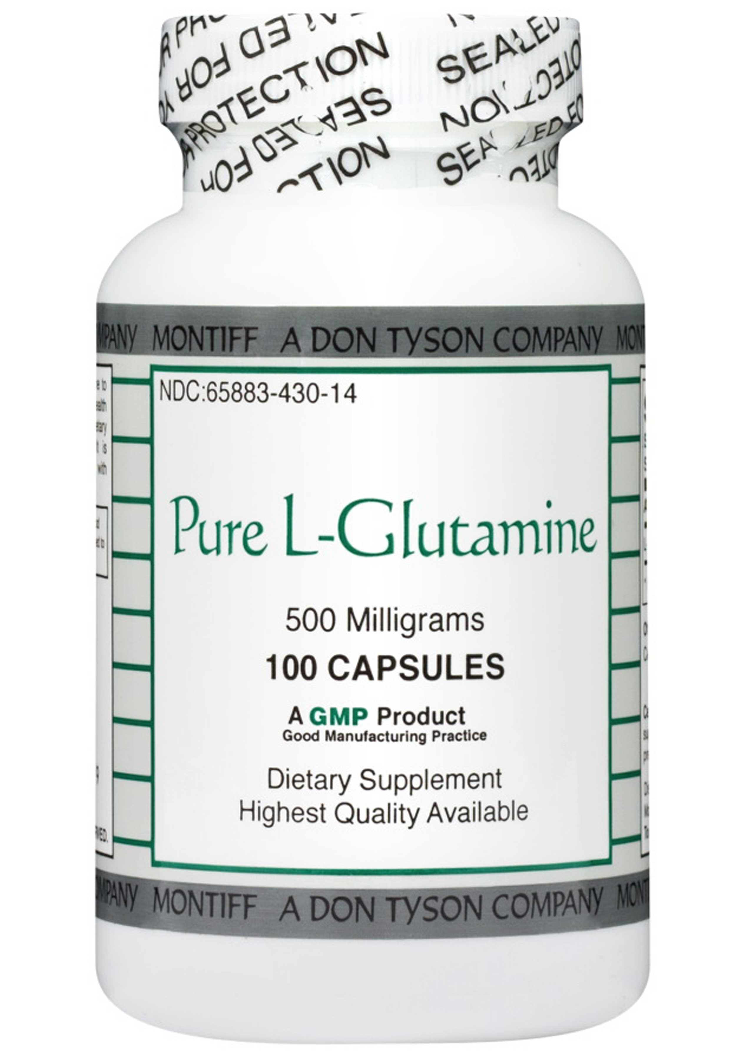 Montiff Pure L-Glutamine 500 mg