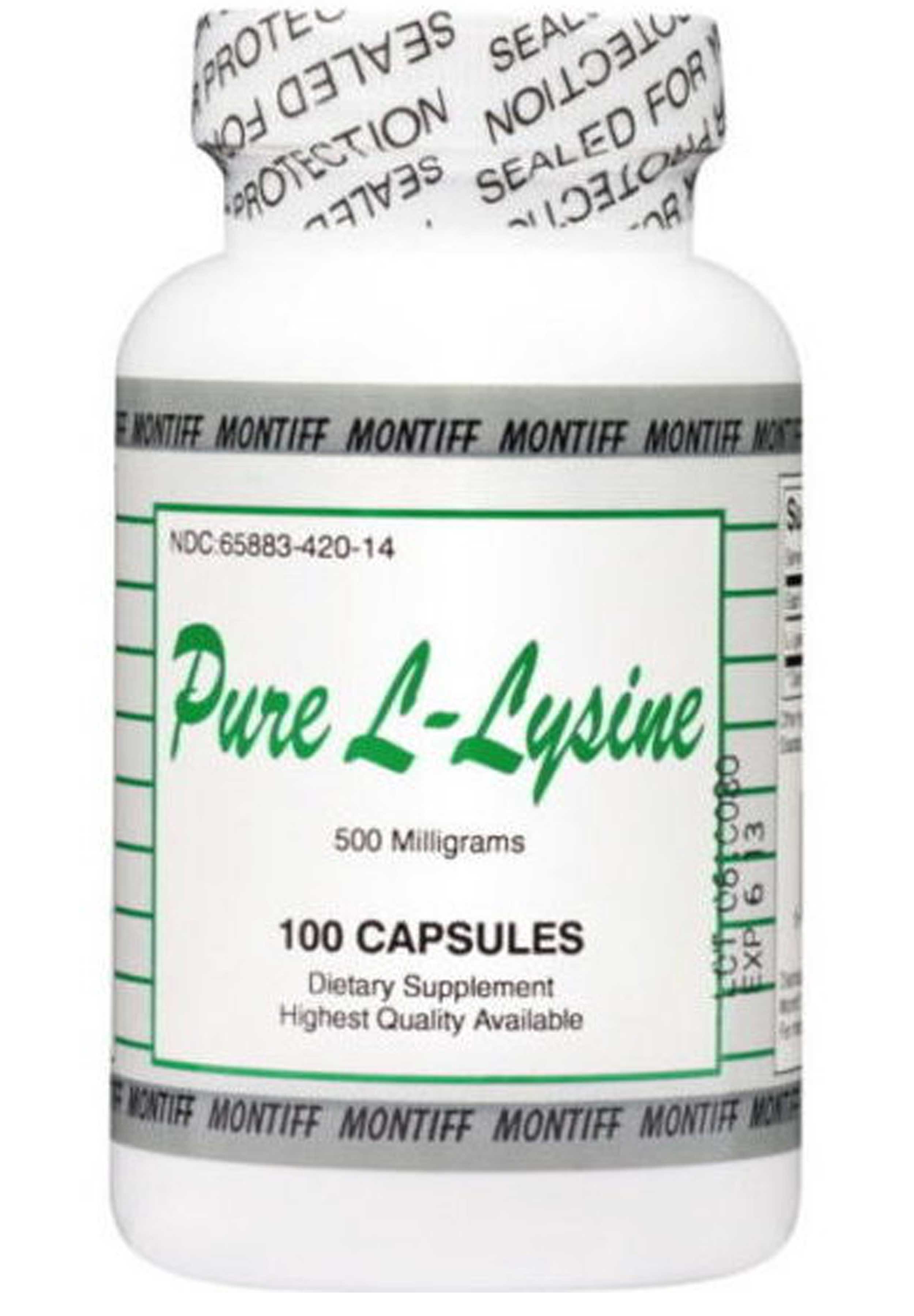Montiff Pure L-Lysine 500 mg