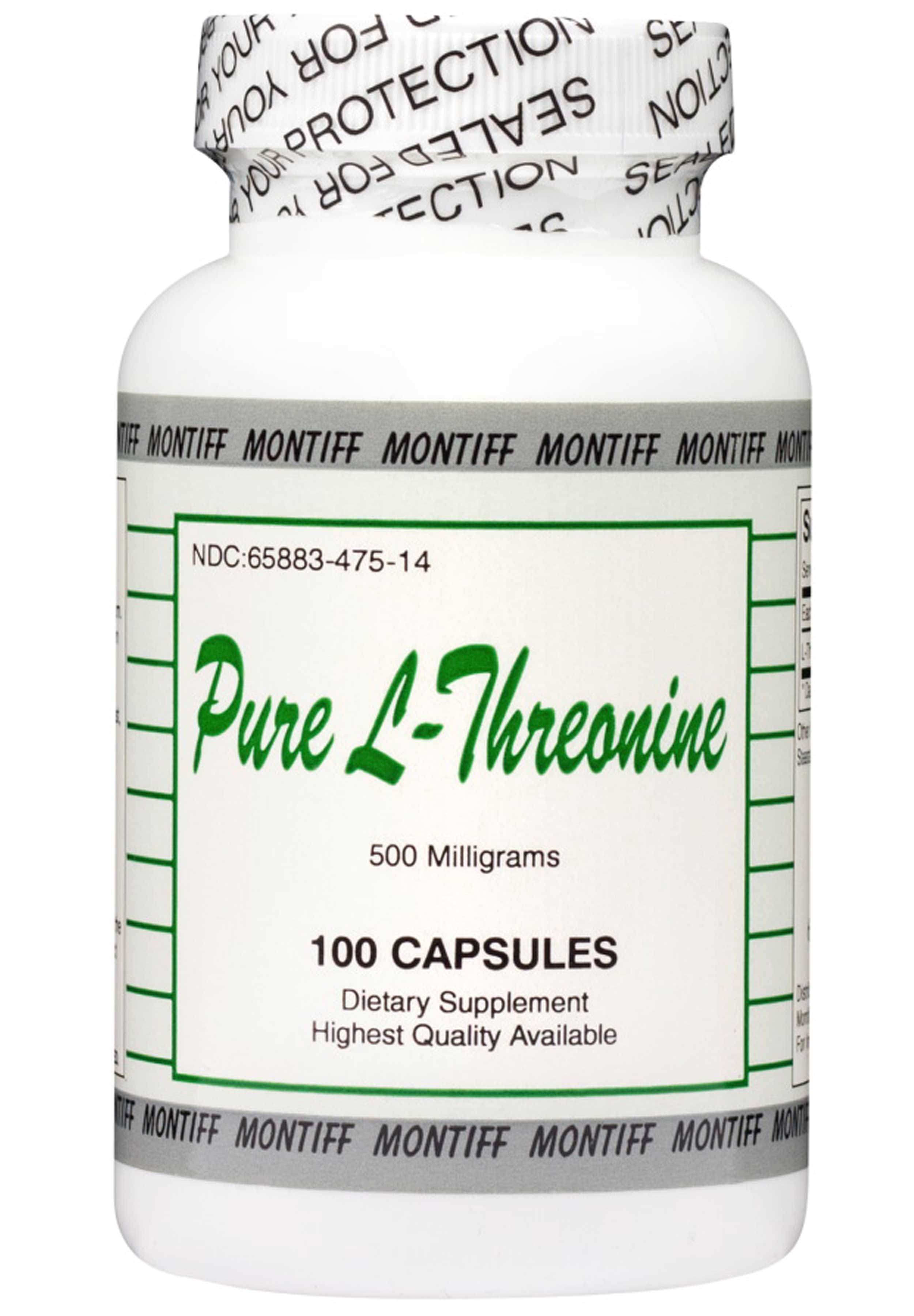Montiff Pure L-Threonine 500 mg