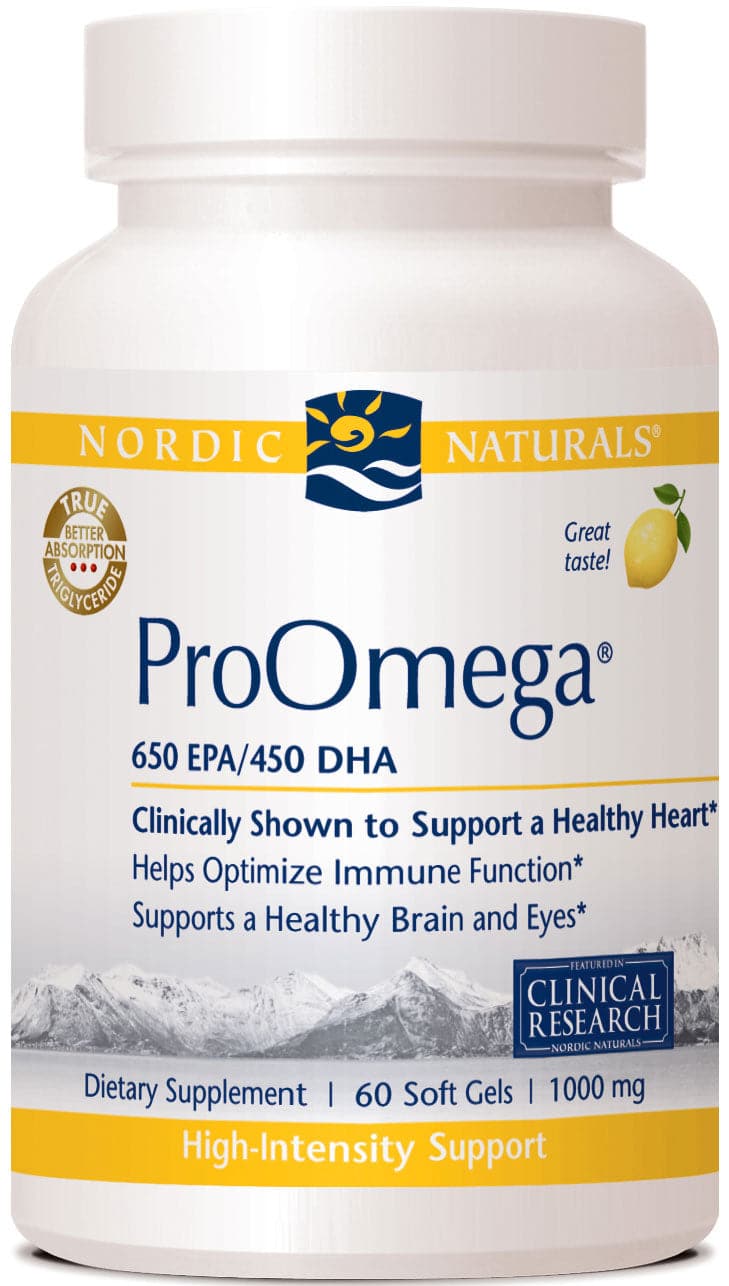 Pro Omega 650 EPA/450 DHA 120c Nordic Naturals - Arcana Empothecary