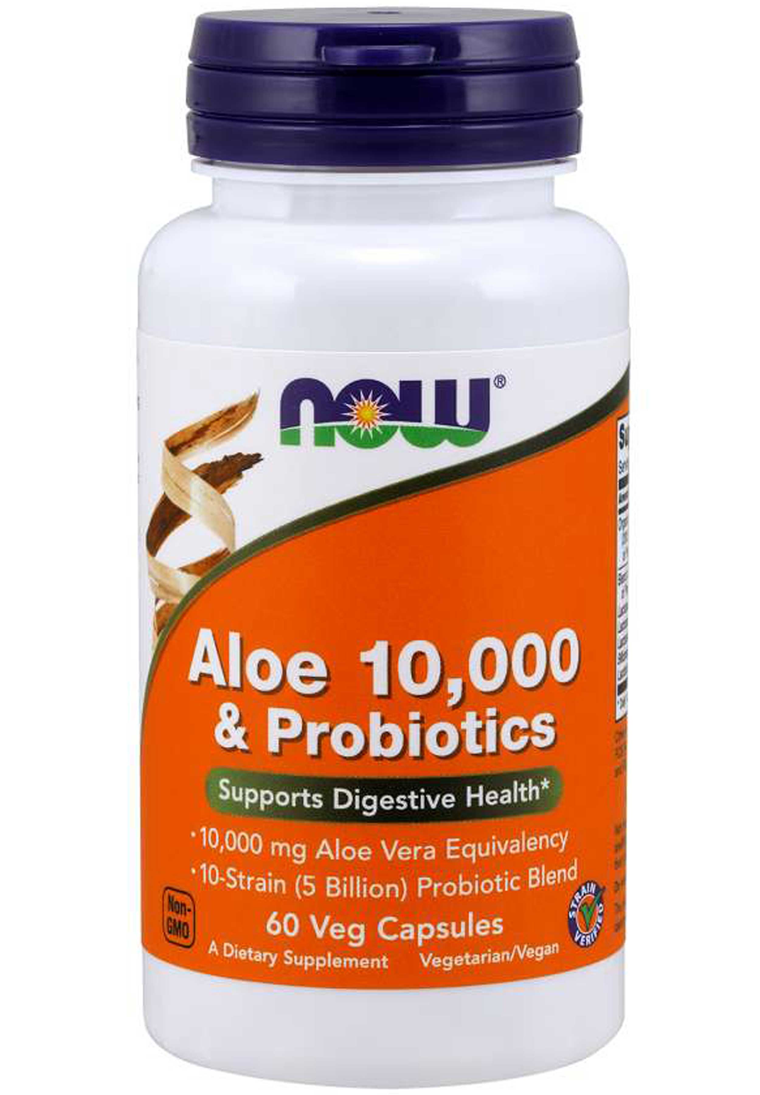 NOW Aloe 10,000 & Probiotics