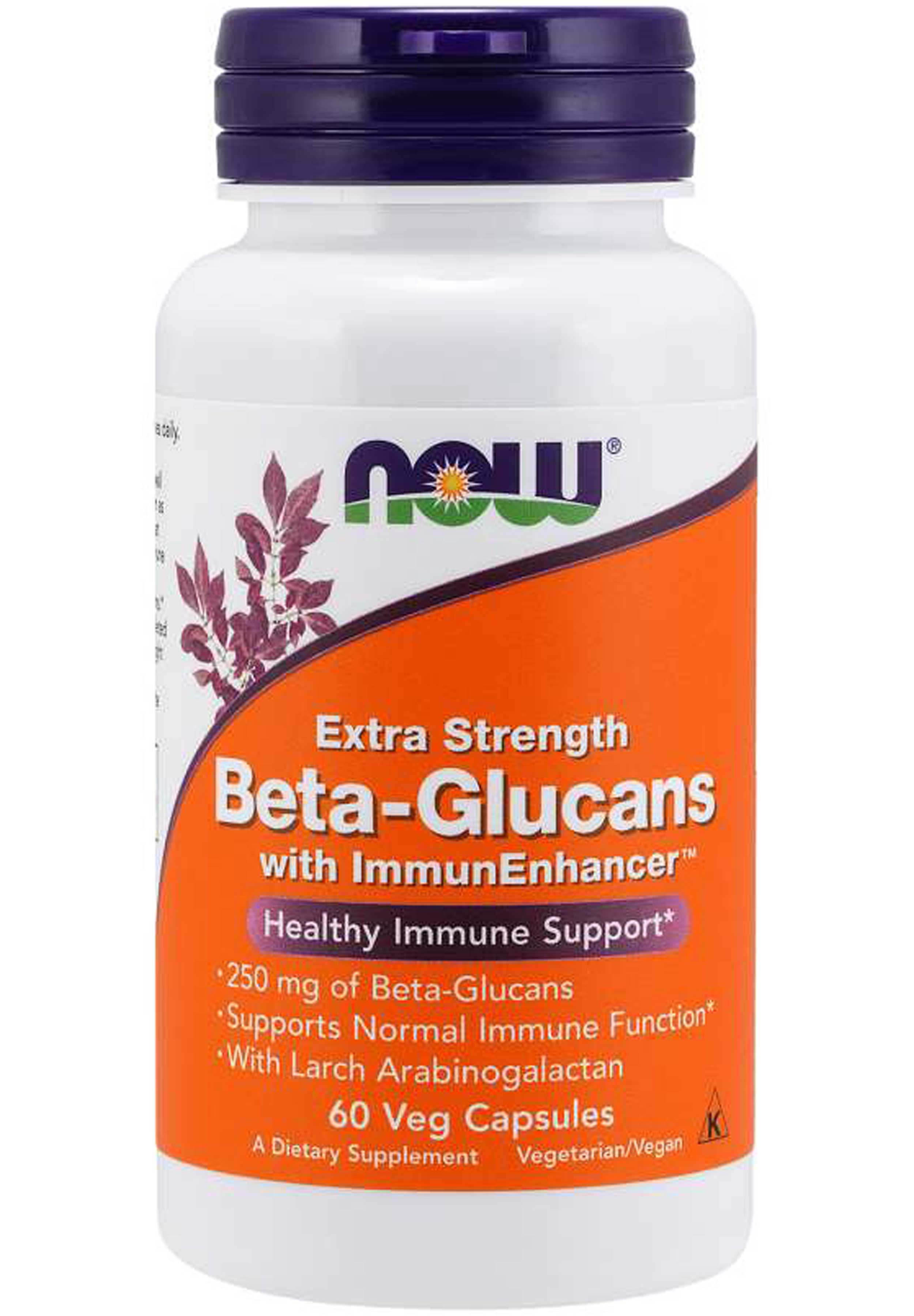 NOW Extra Strength Beta-Glucans with ImmunEnhancer
