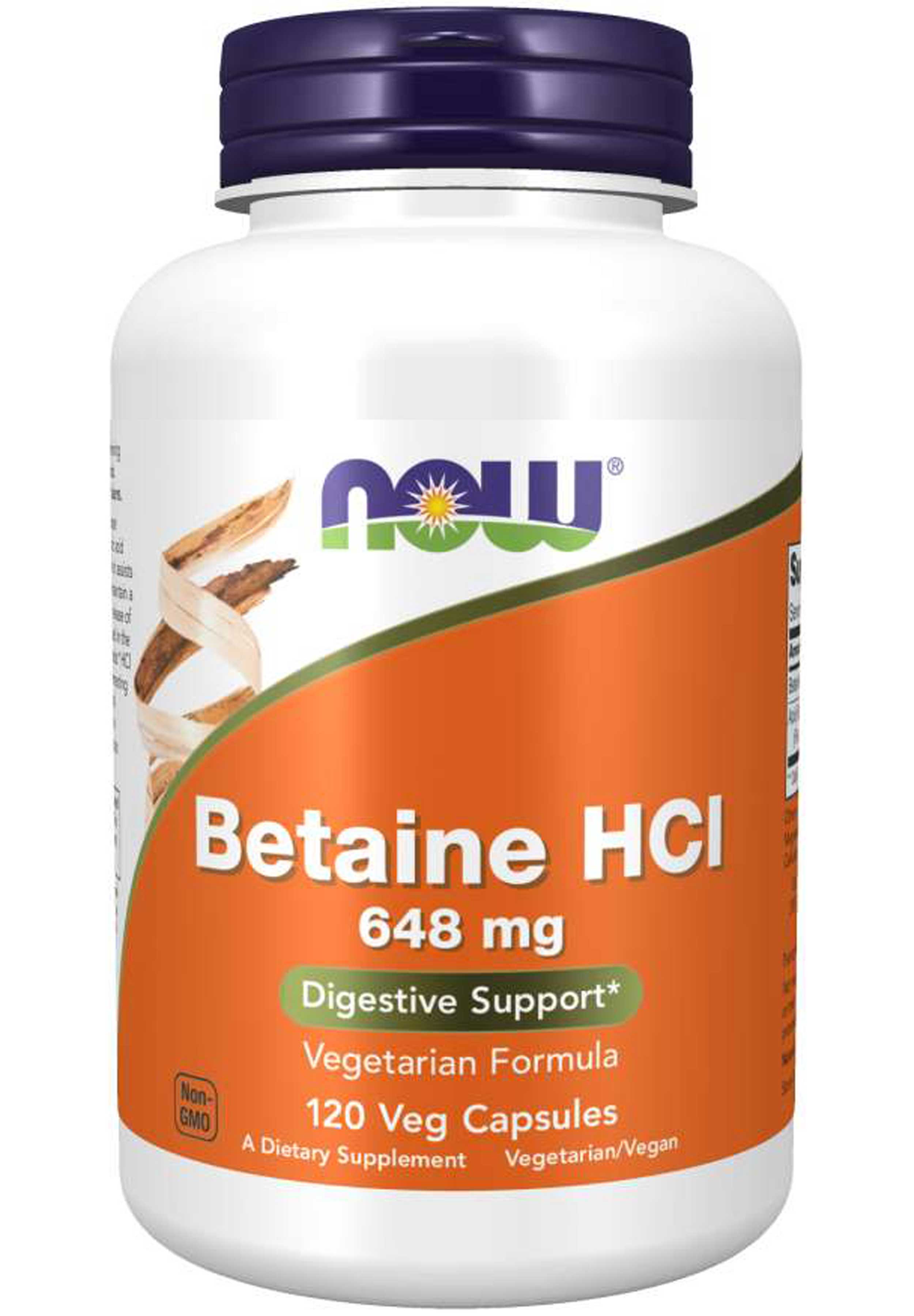 NOW Betaine HCl 648 mg