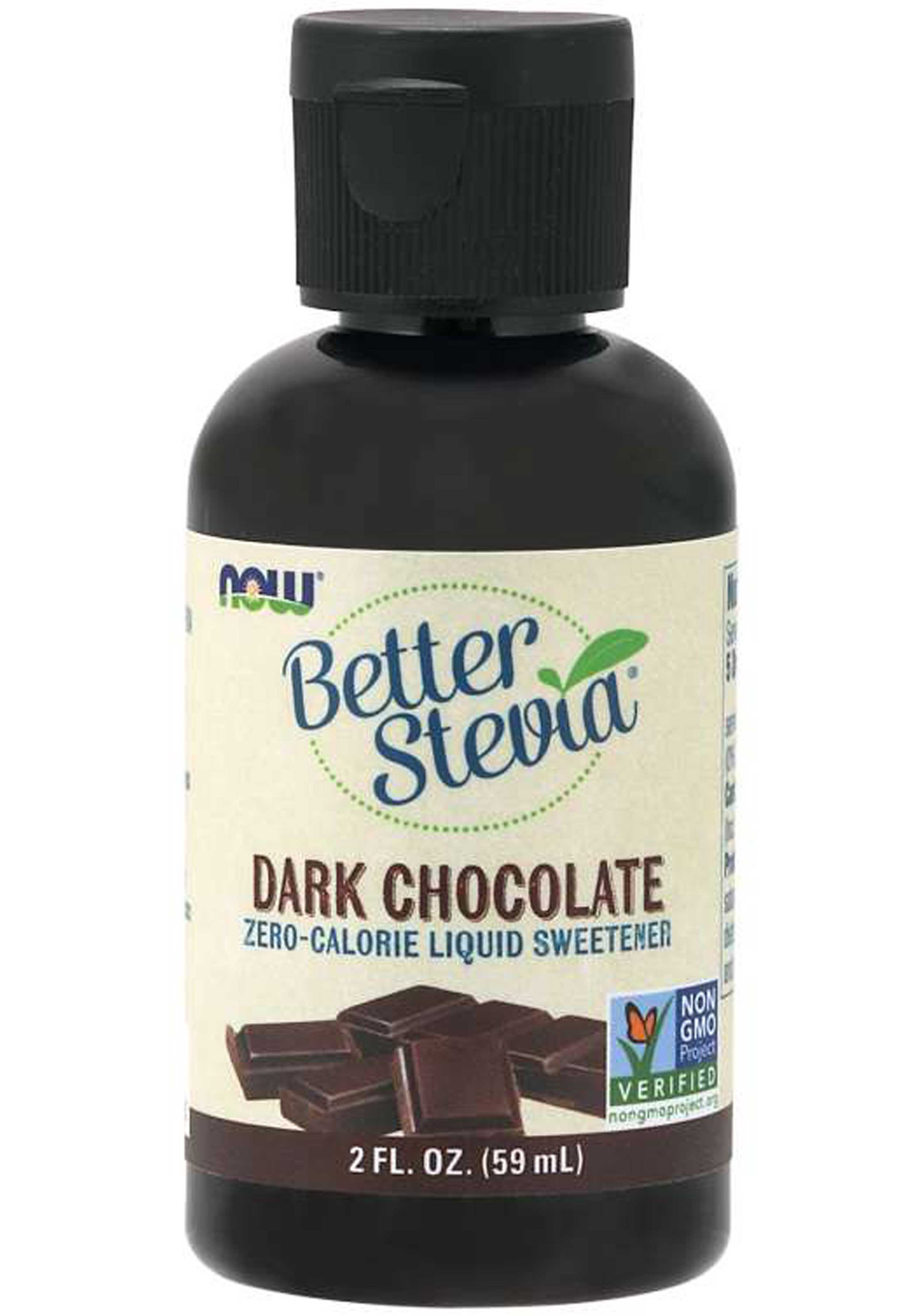 NOW Better Stevia, Dark Chocolate
