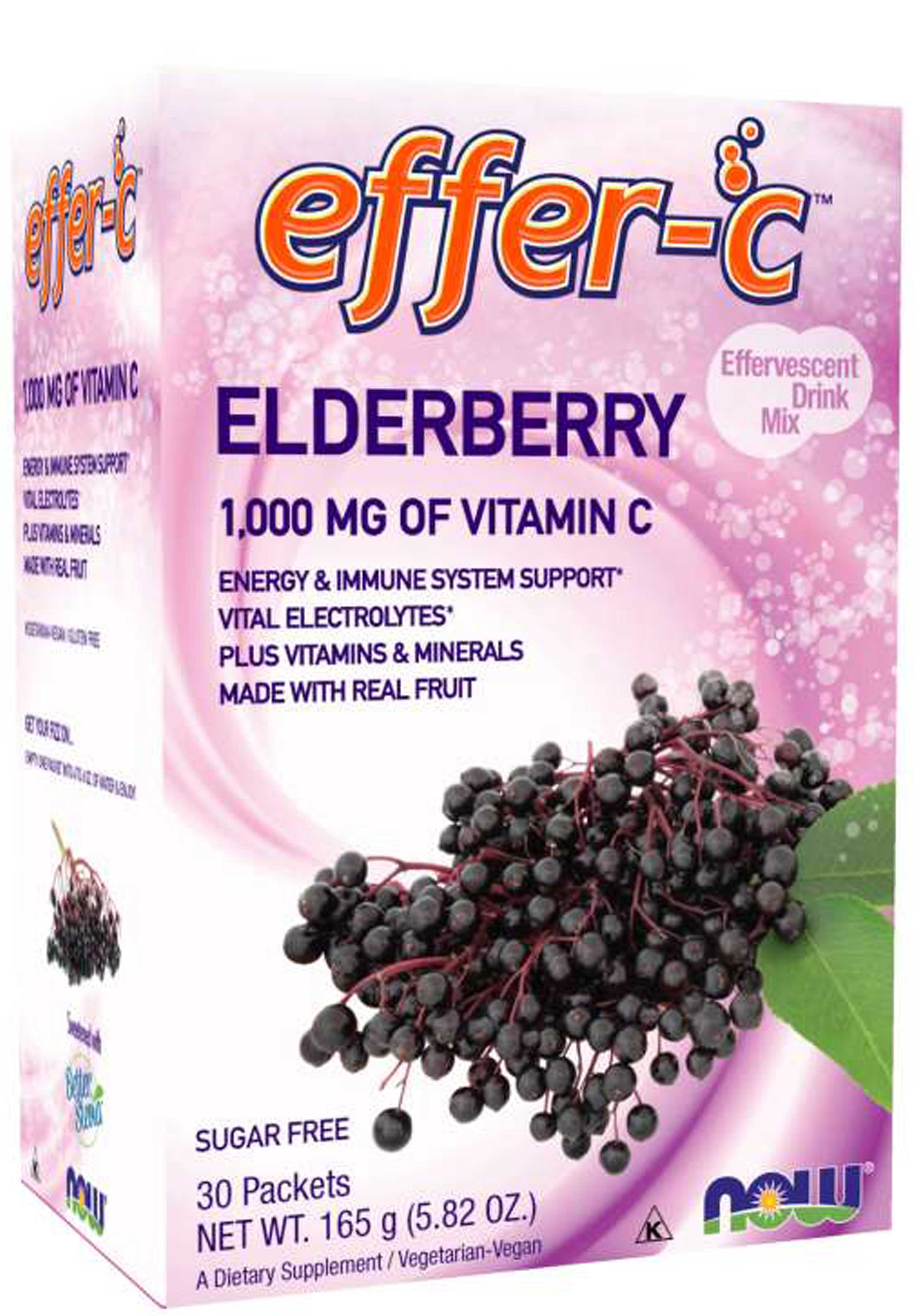 NOW Effer-C Elderberry