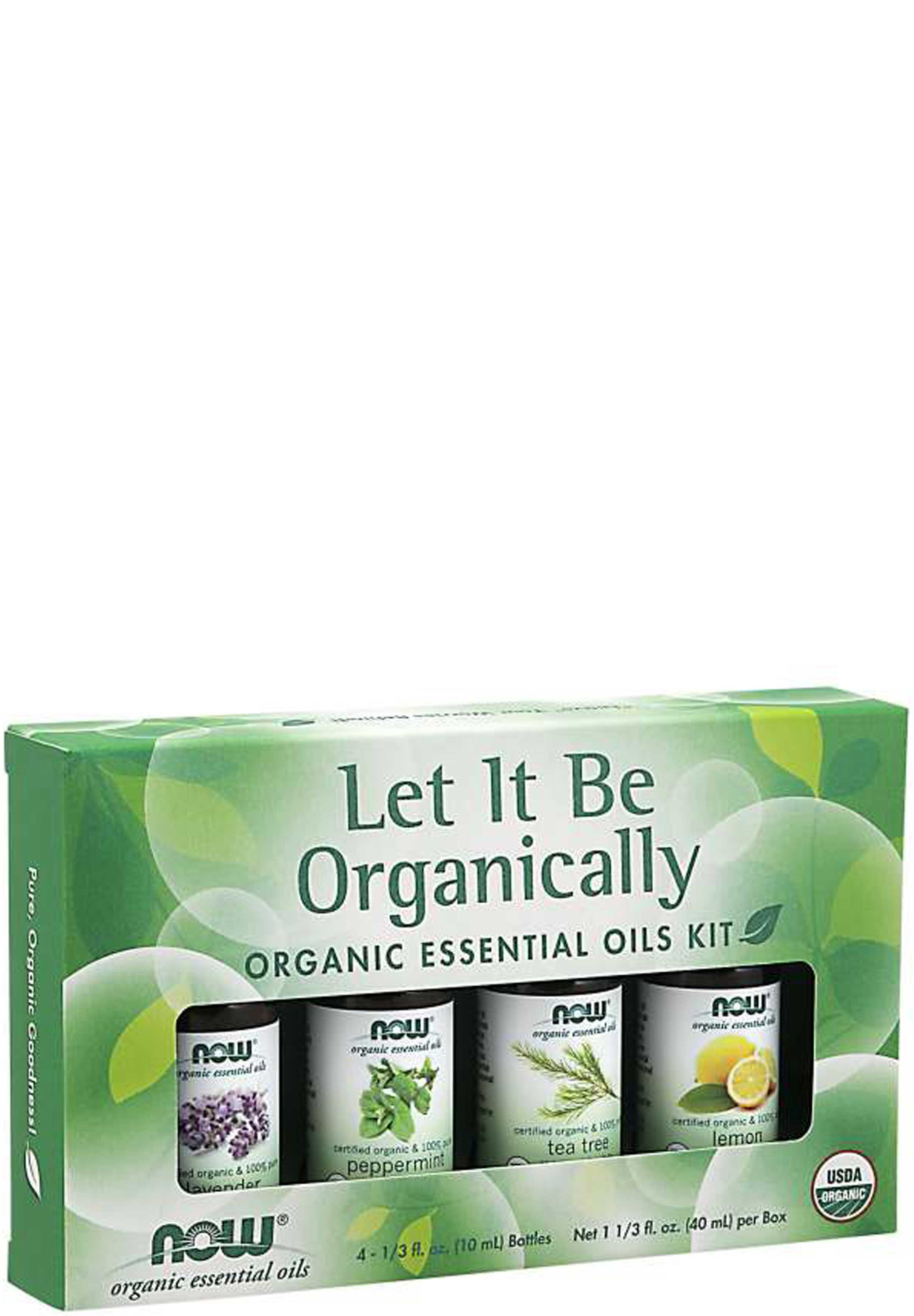 NOW Organic Essential Oils Let It Be Organically Essential Oils Kit