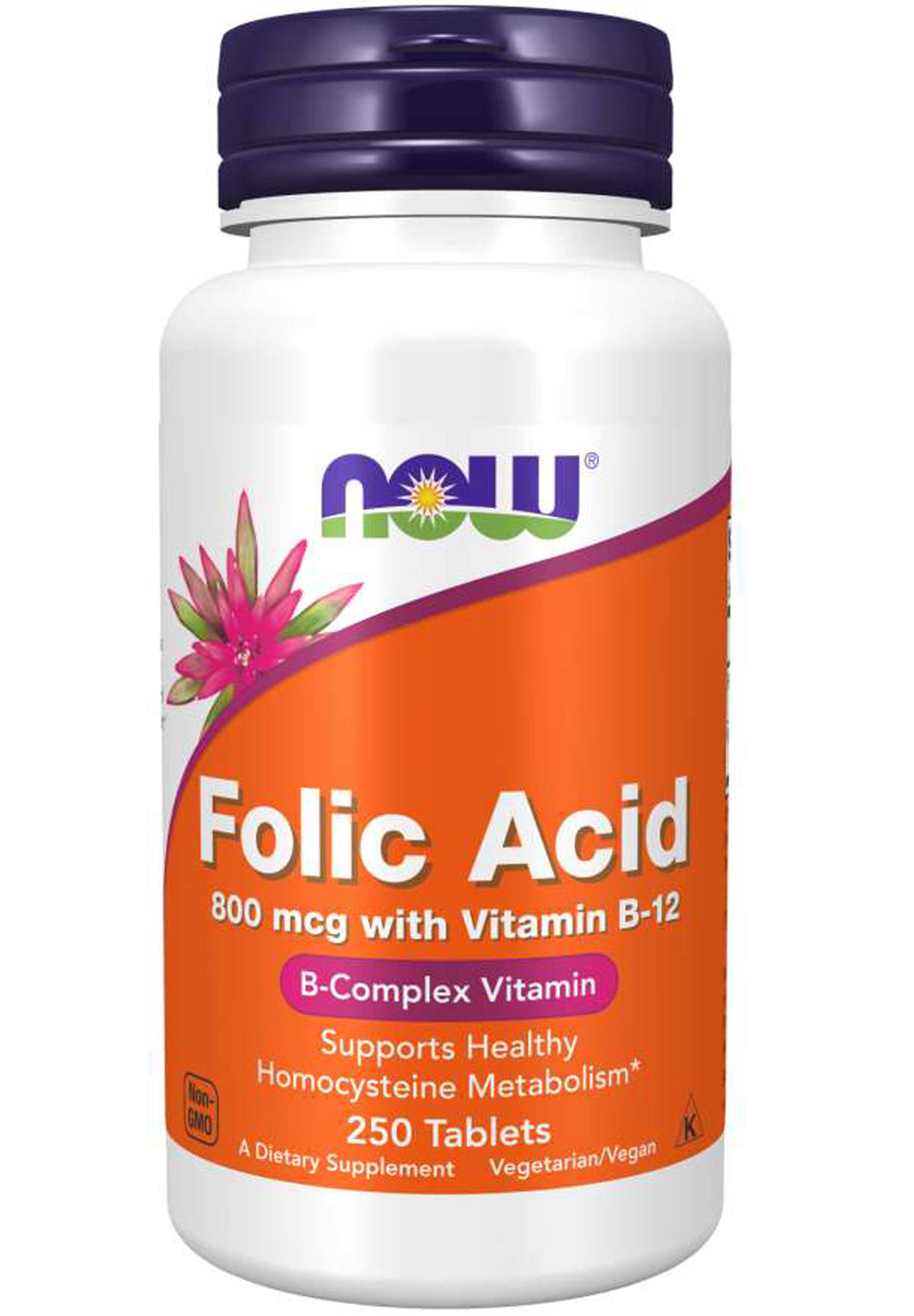 NOW Folic Acid 800 mcg