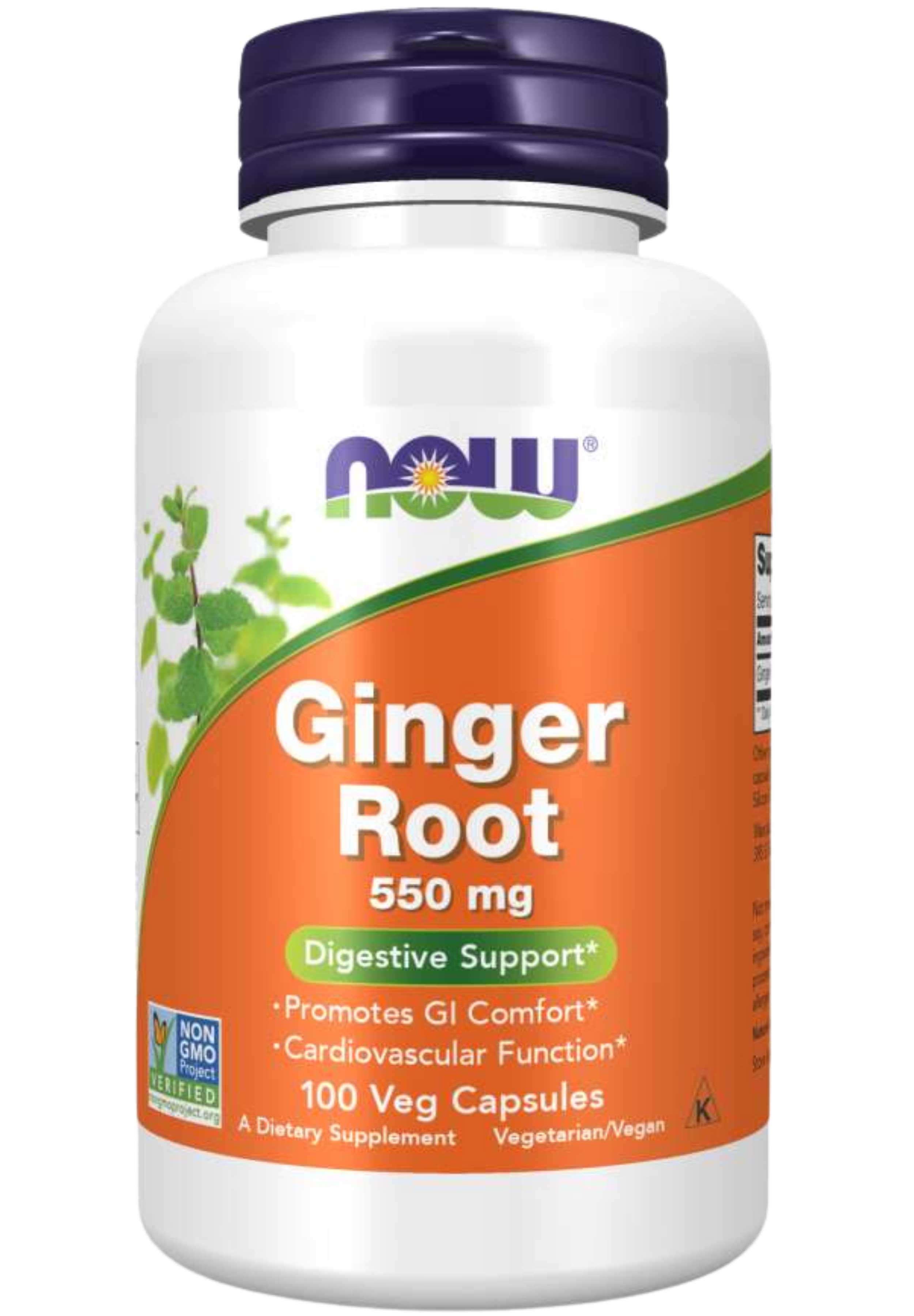 NOW Ginger Root 550 mg