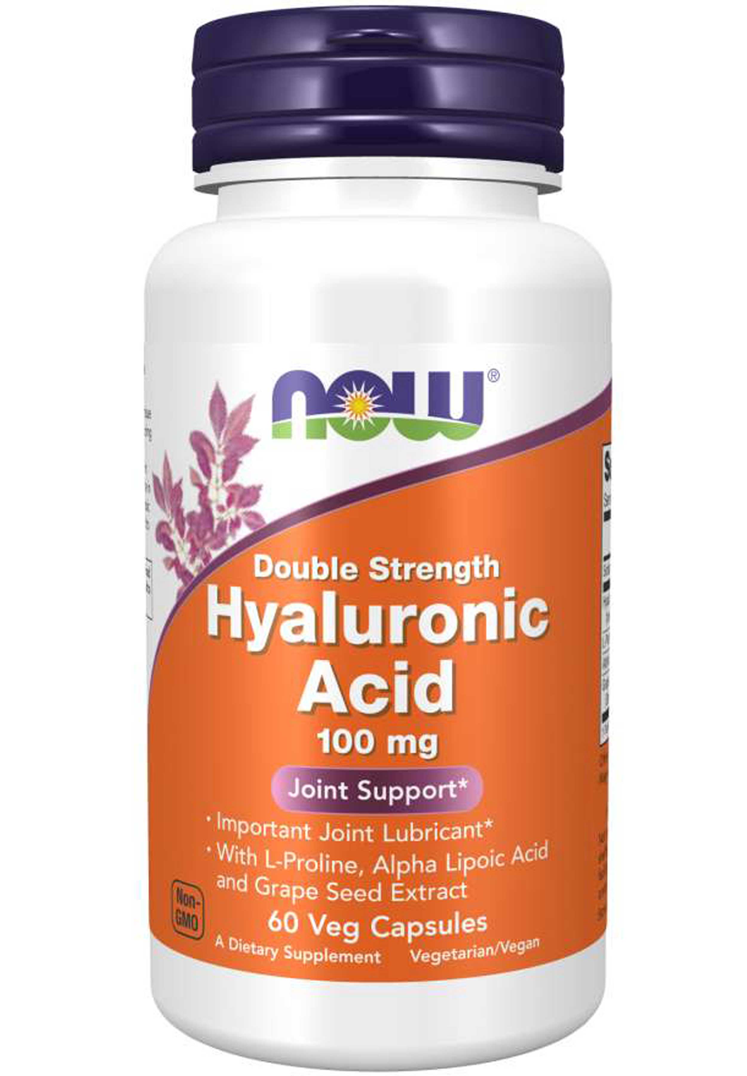 NOW Double Strength Hyaluronic Acid 100 mg