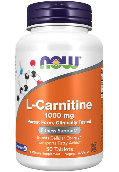 Now Foods: L-Carnitine Fitness Support Dietary Supplement, 1000 mg, Tablets