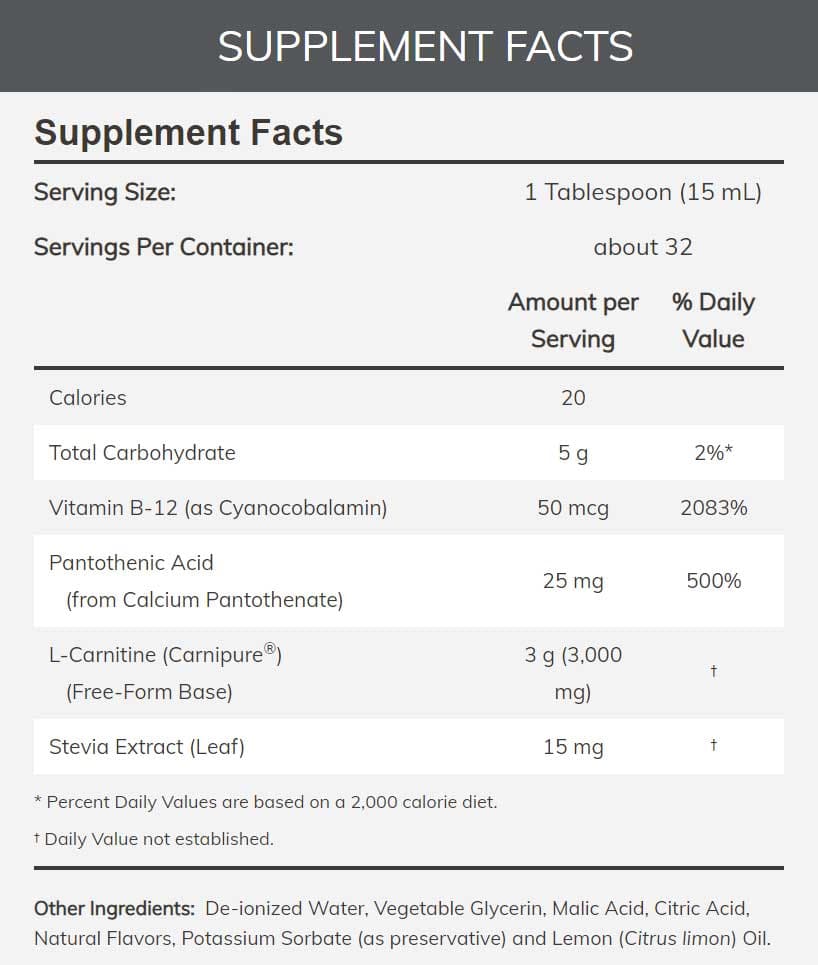 NOW Sports Triple Strength L-Carnitine 3000 mg, Liquid NOW Sports Triple Strength L-Carnitine 3000 mg, Liquid