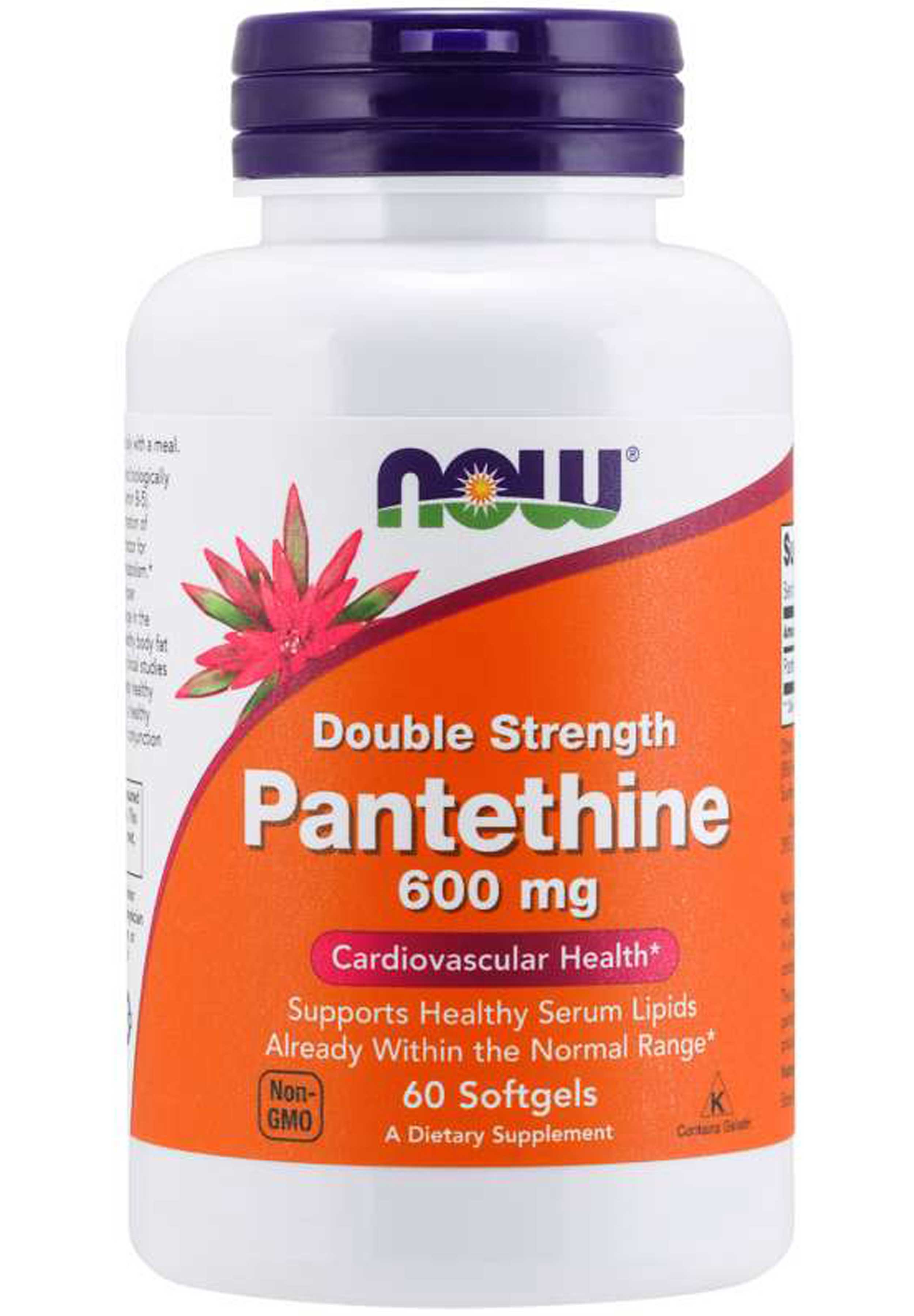 NOW Double Strength Pantethine 600 mg