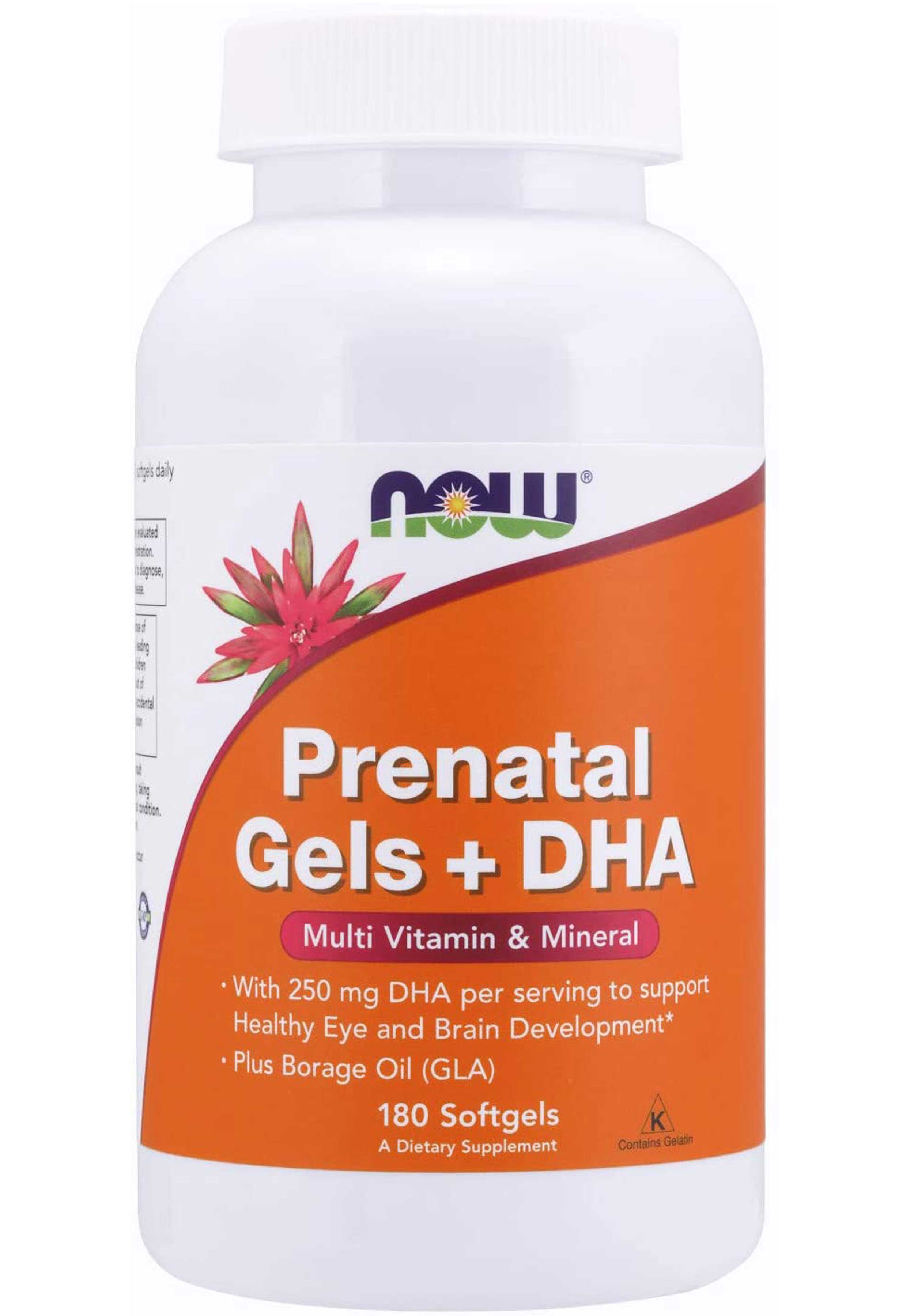 NOW Prenatal Gels + DHA