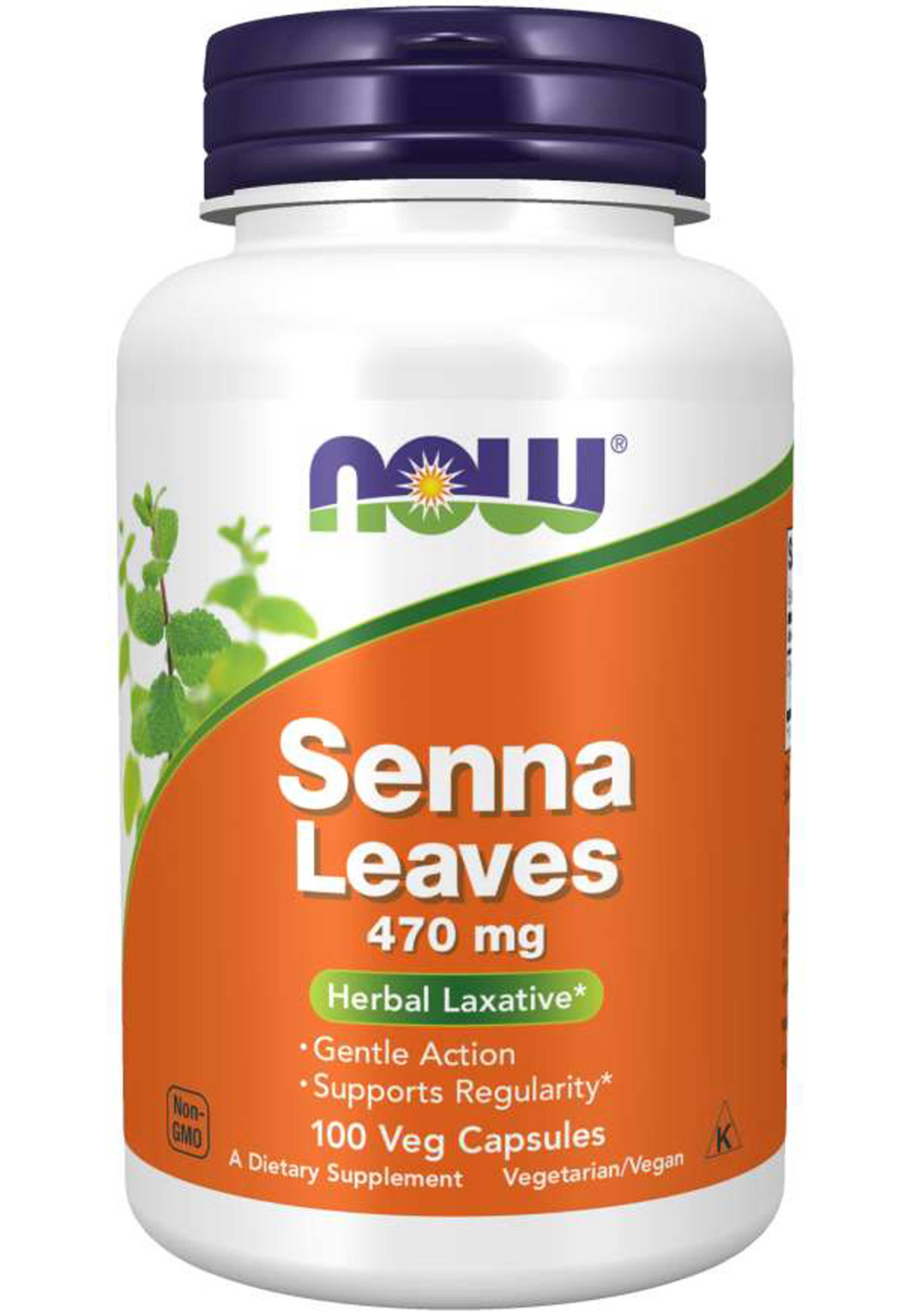 NOW Senna Leaves 470 mg