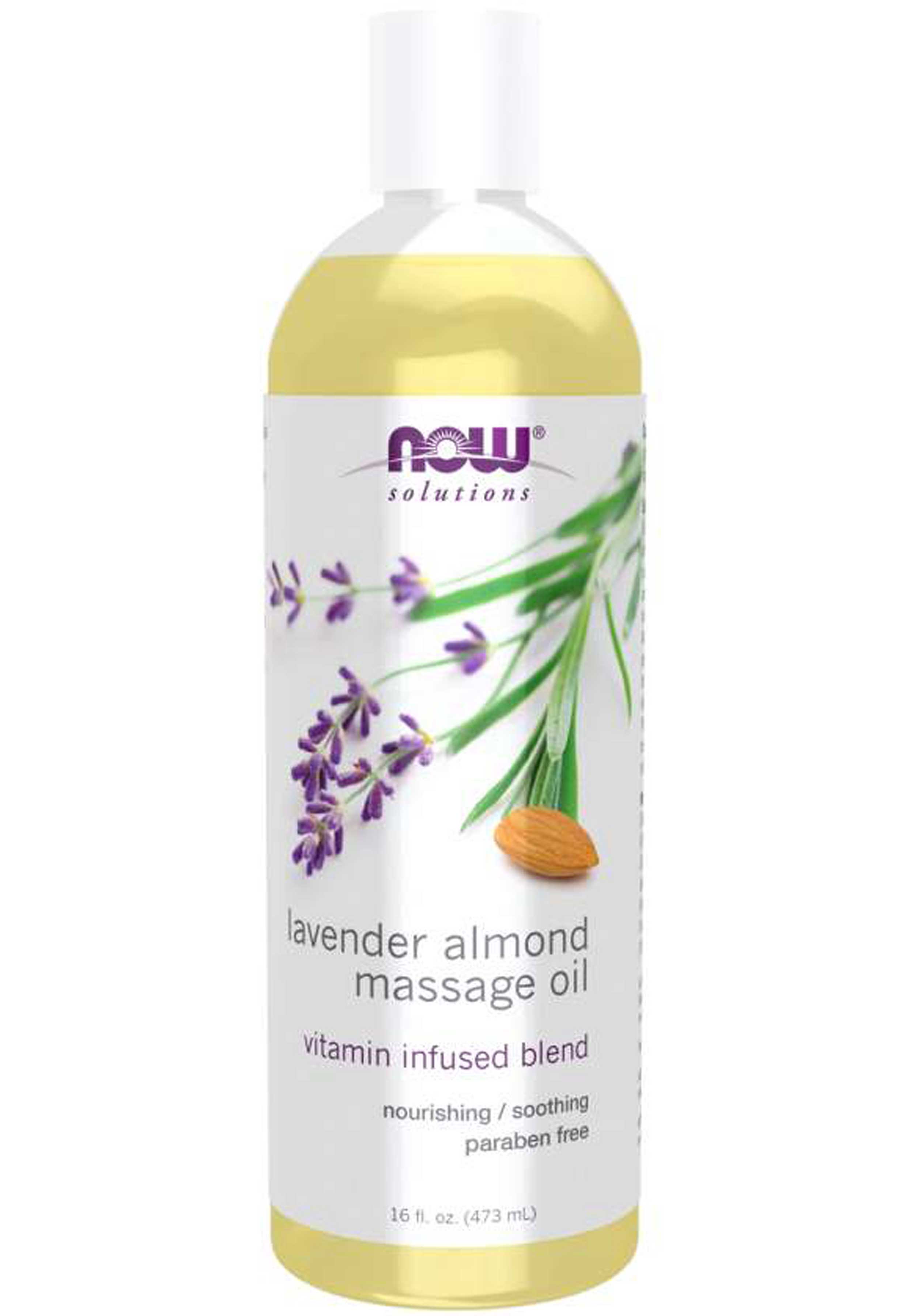 NOW Solutions Lavender Almond Massage Oil