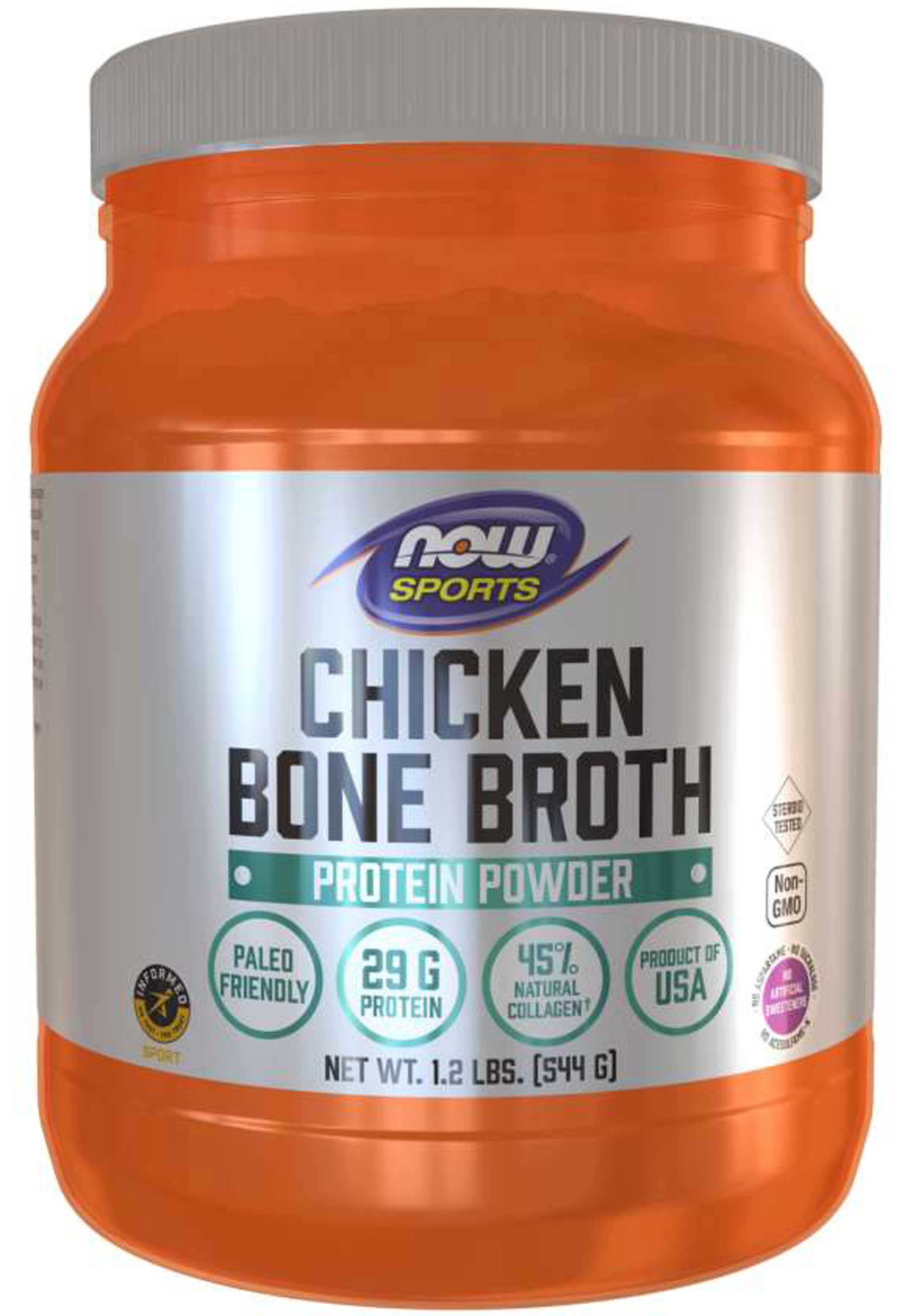NOW Sports Chicken Bone Broth Powder