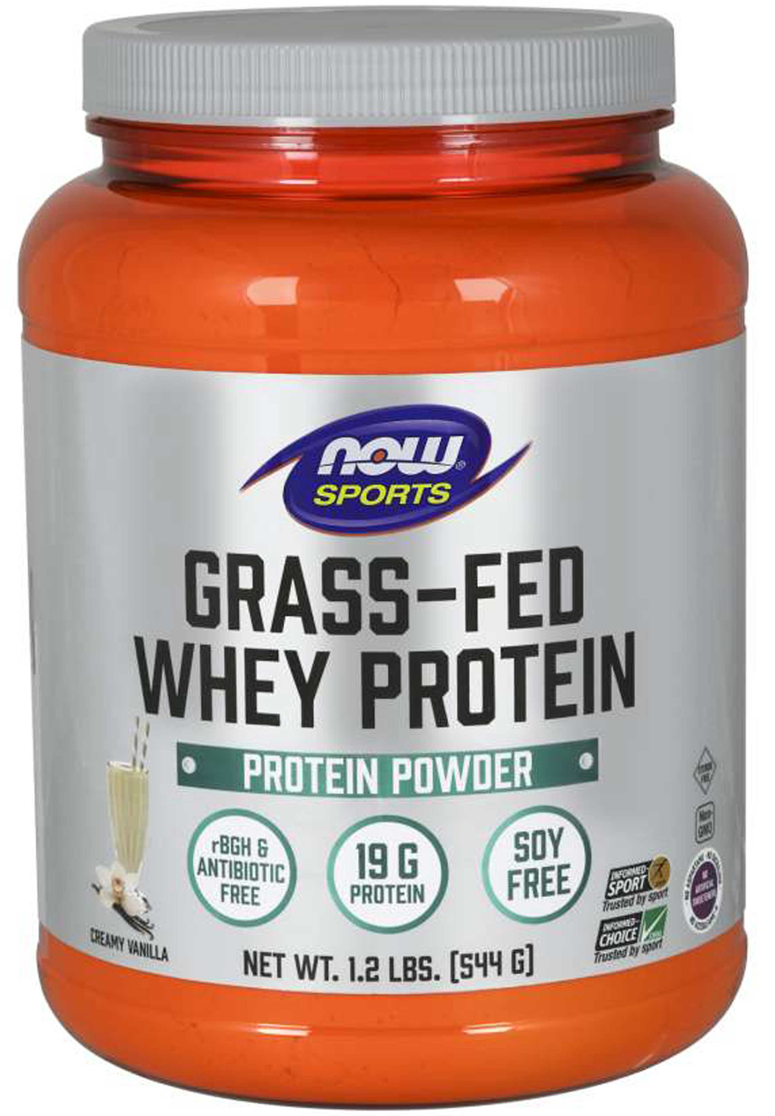 NOW Sports Grass-Fed Whey Protein