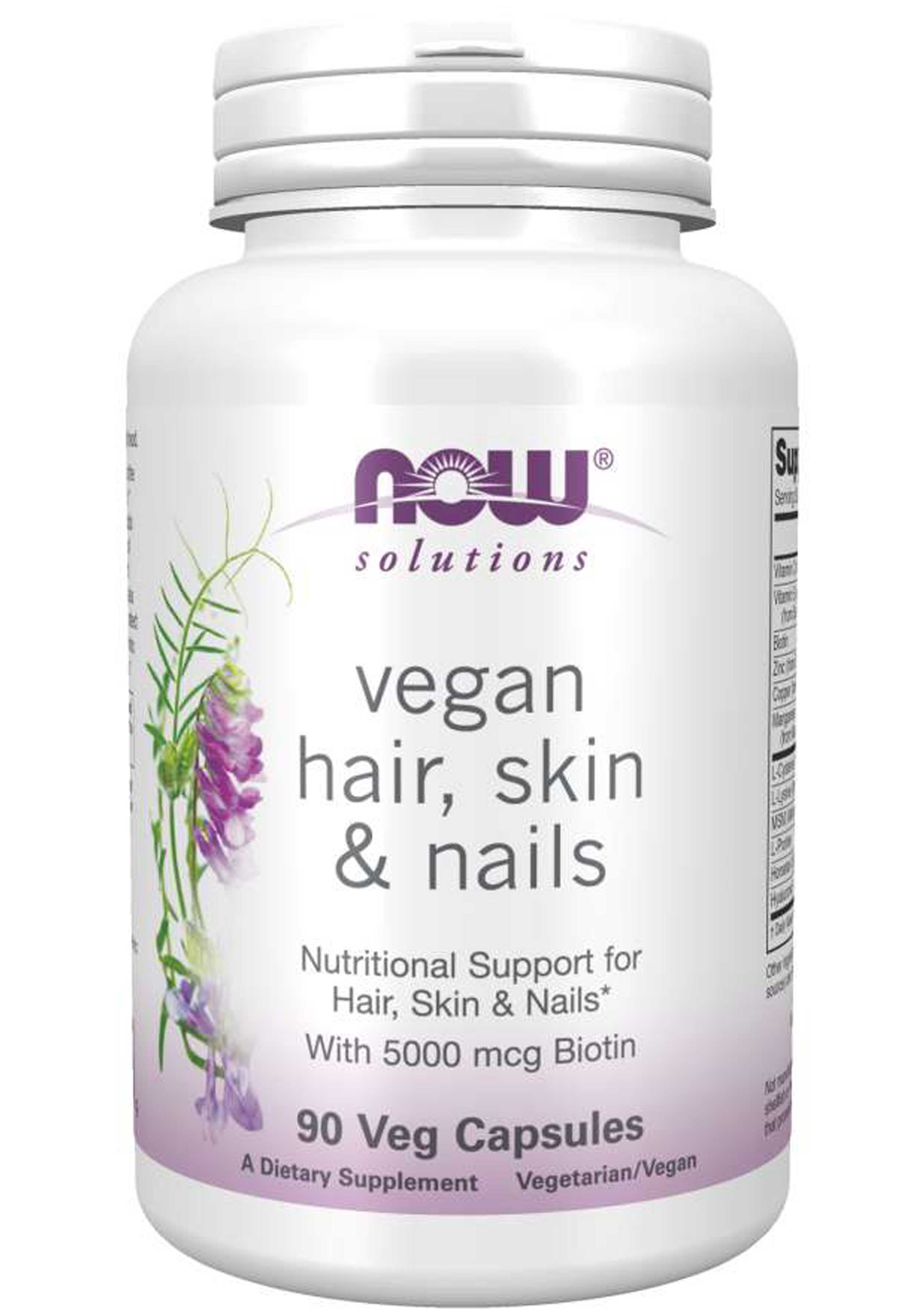 NOW Solutions Vegan Hair, Skin & Nails