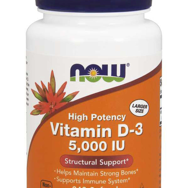 NOW Vitamin D-3 5,000 IU High Potency