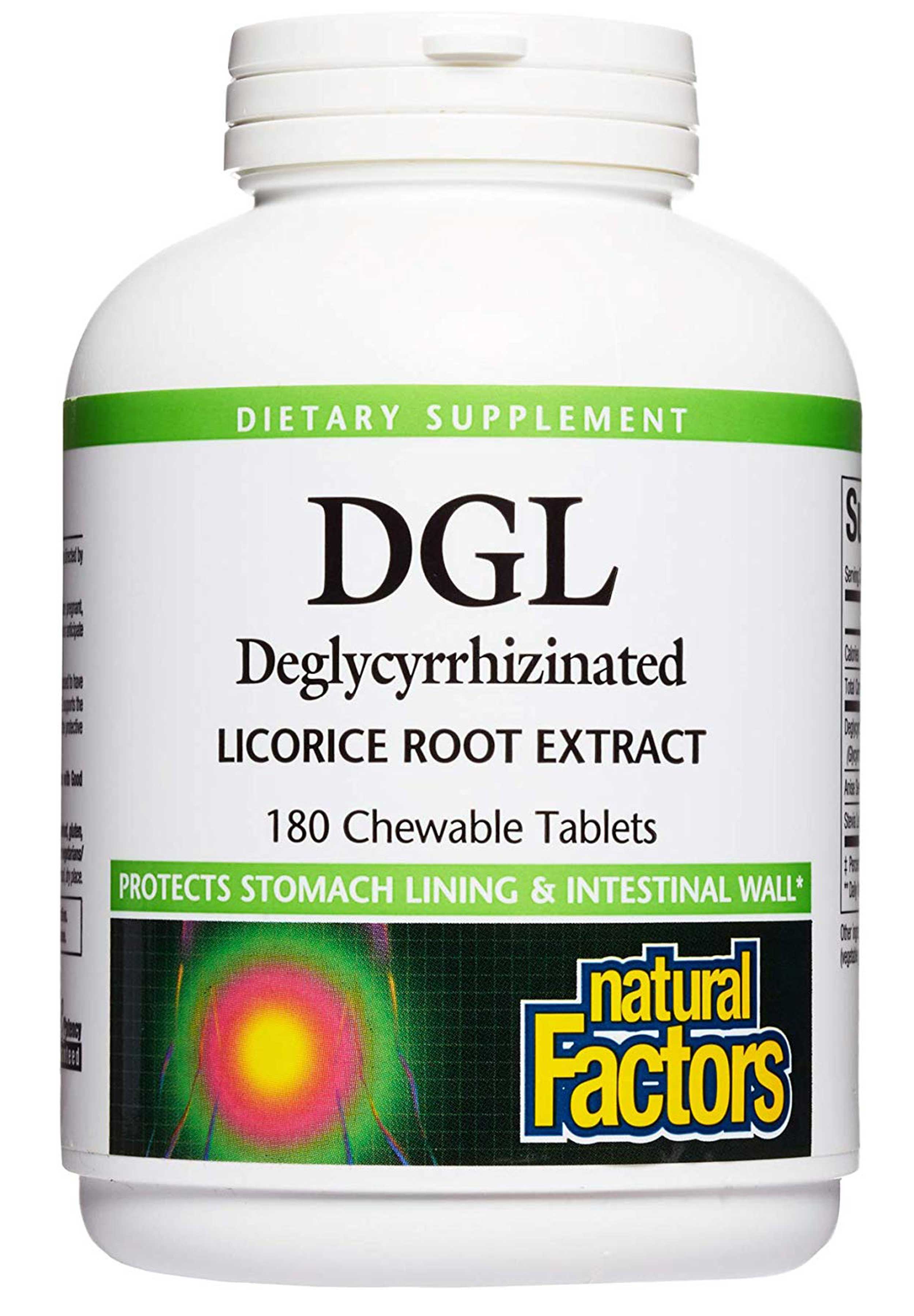 Natural Factors DGL 400 mg 10:1 Extract