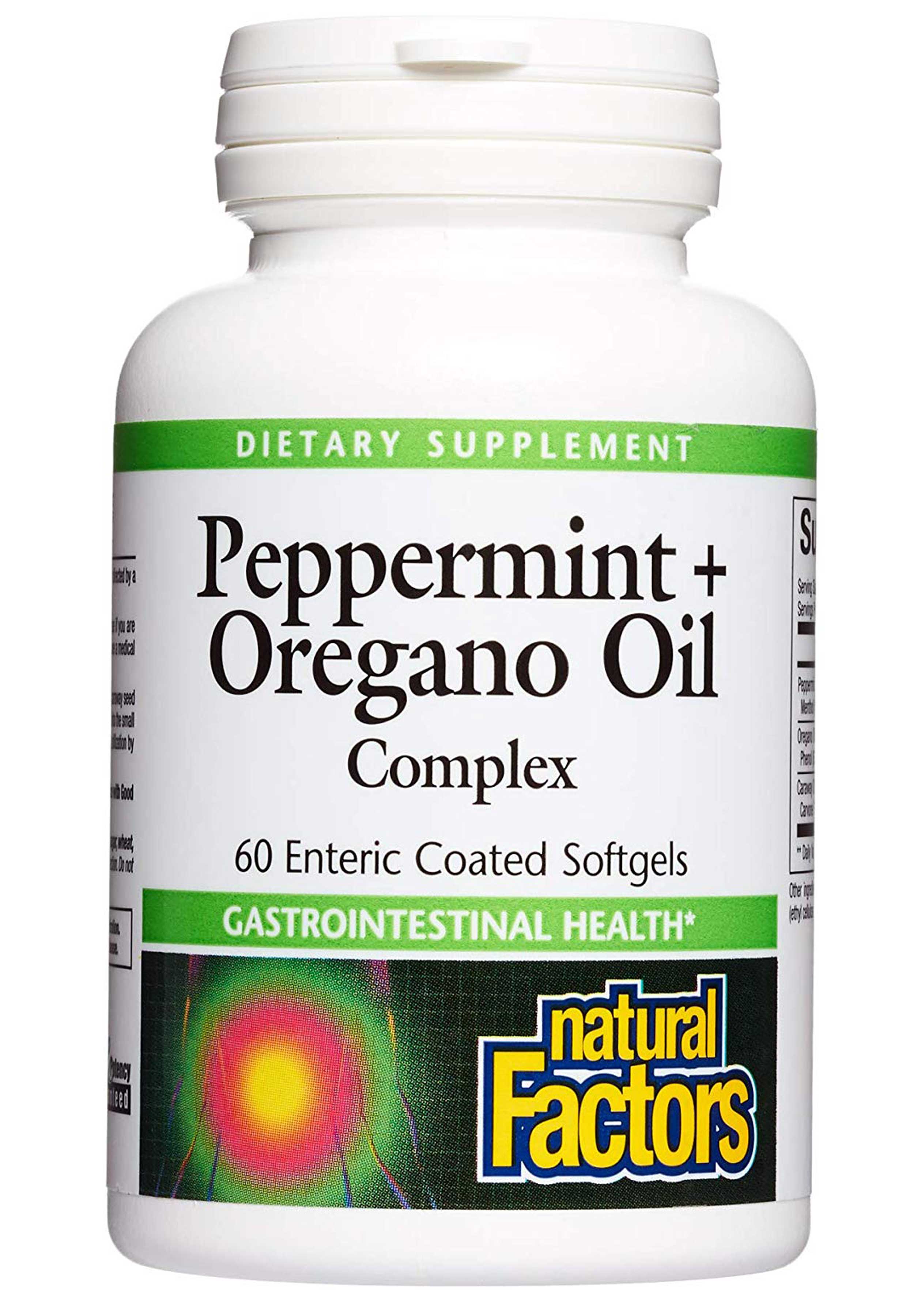 Natural Factors Peppermint & Oregano Oil