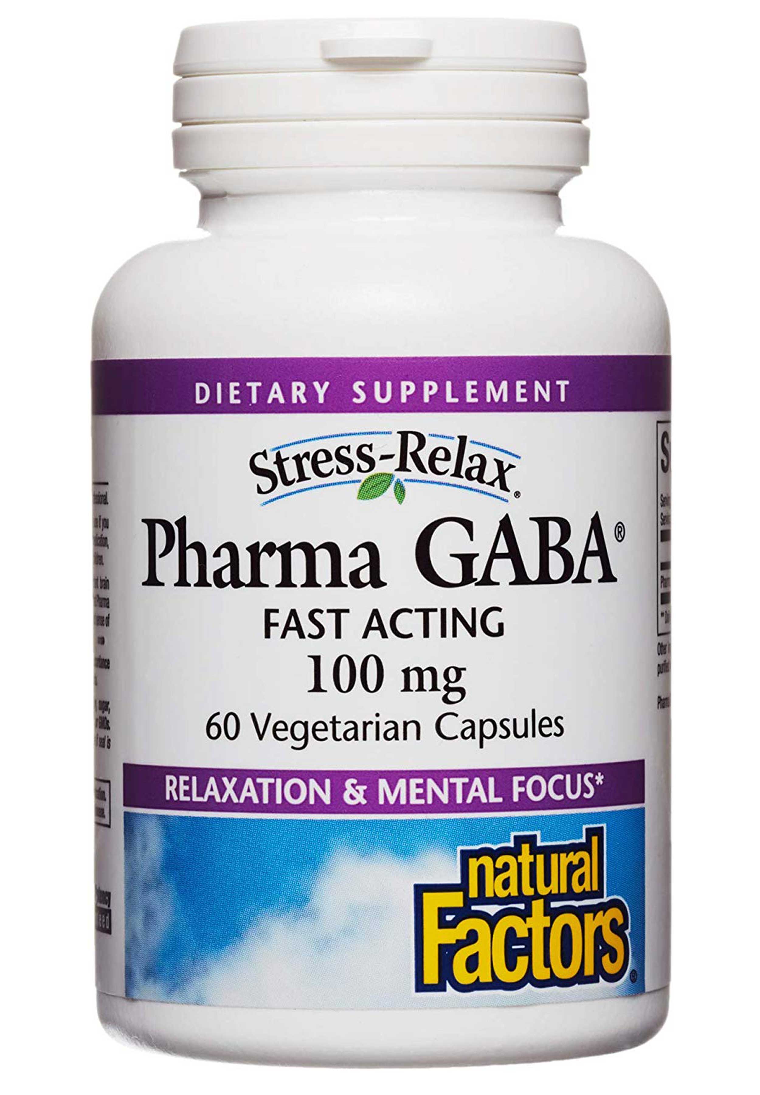 Natural Factors Pharma Gaba 100 mg