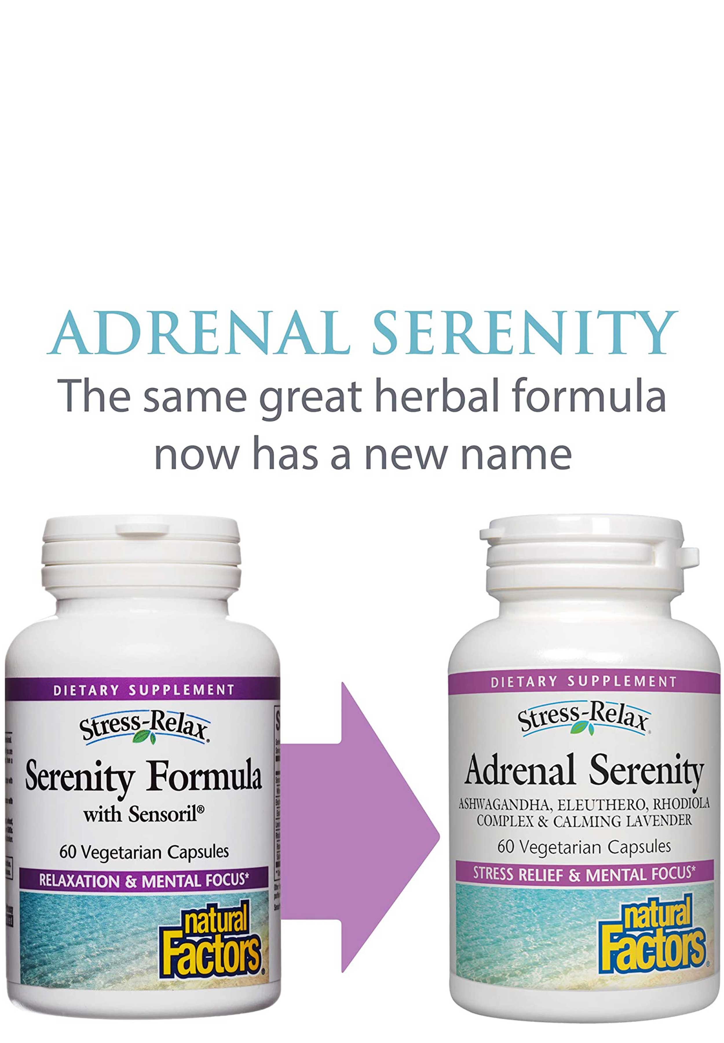Natural Factors Stress-Relax Adrenal Serenity (formerly Stress-Relax Serenity Formula)