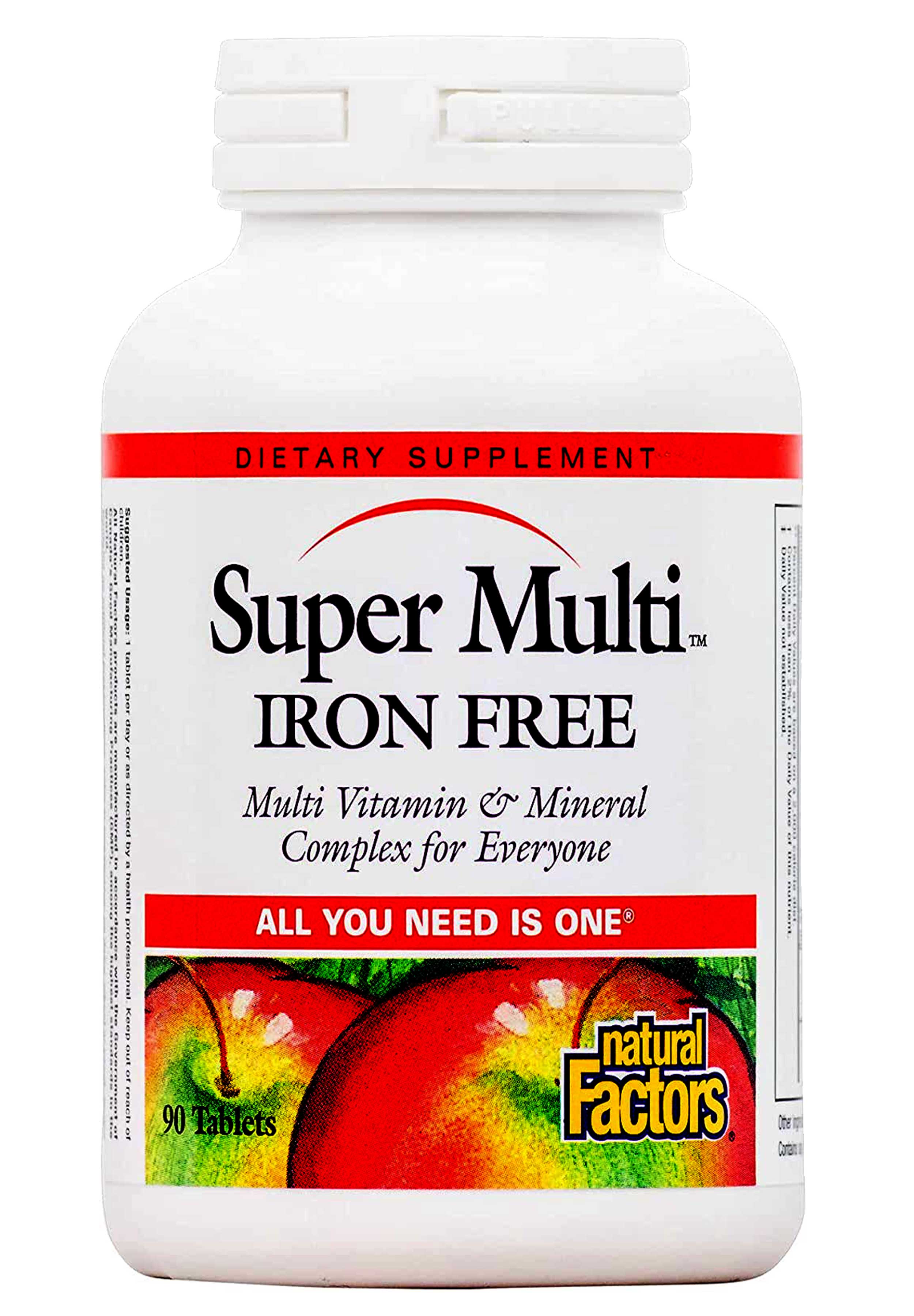 Natural Factors Super Multi Iron Free