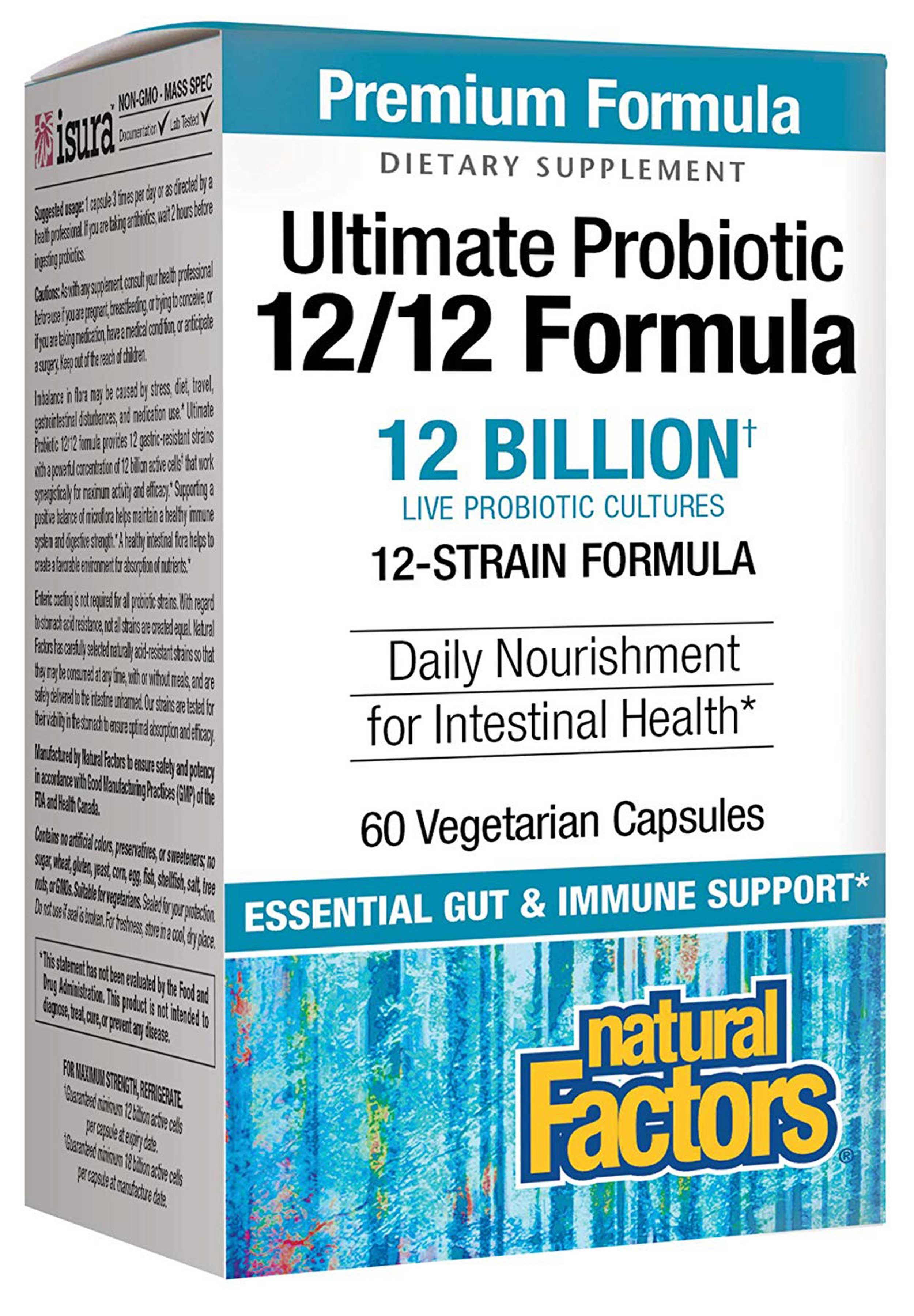 Natural Factors Ultimate Probiotic 12/12 Formula