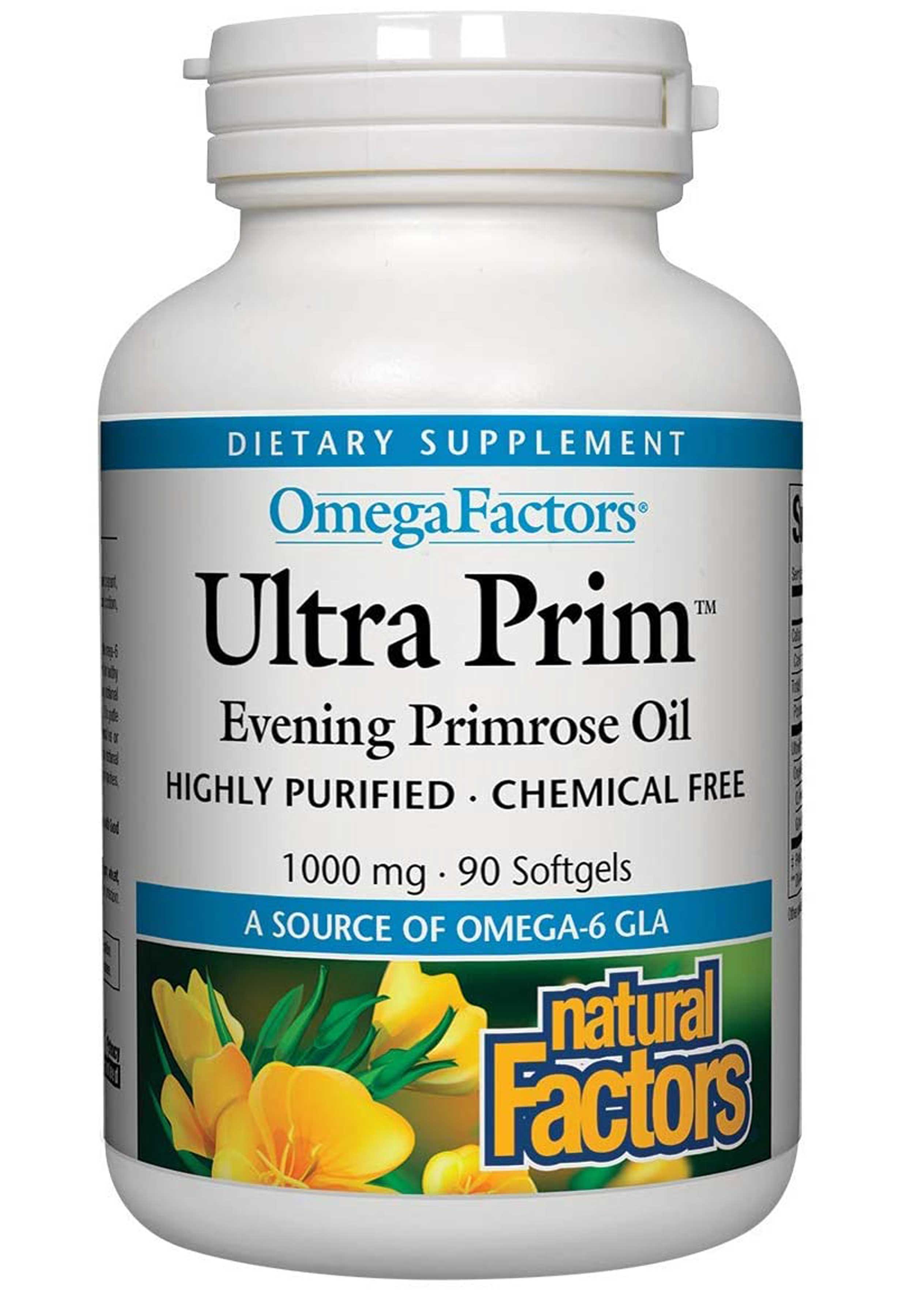 Natural Factors Ultra Prim Evening Primrose Oil 90 softgels