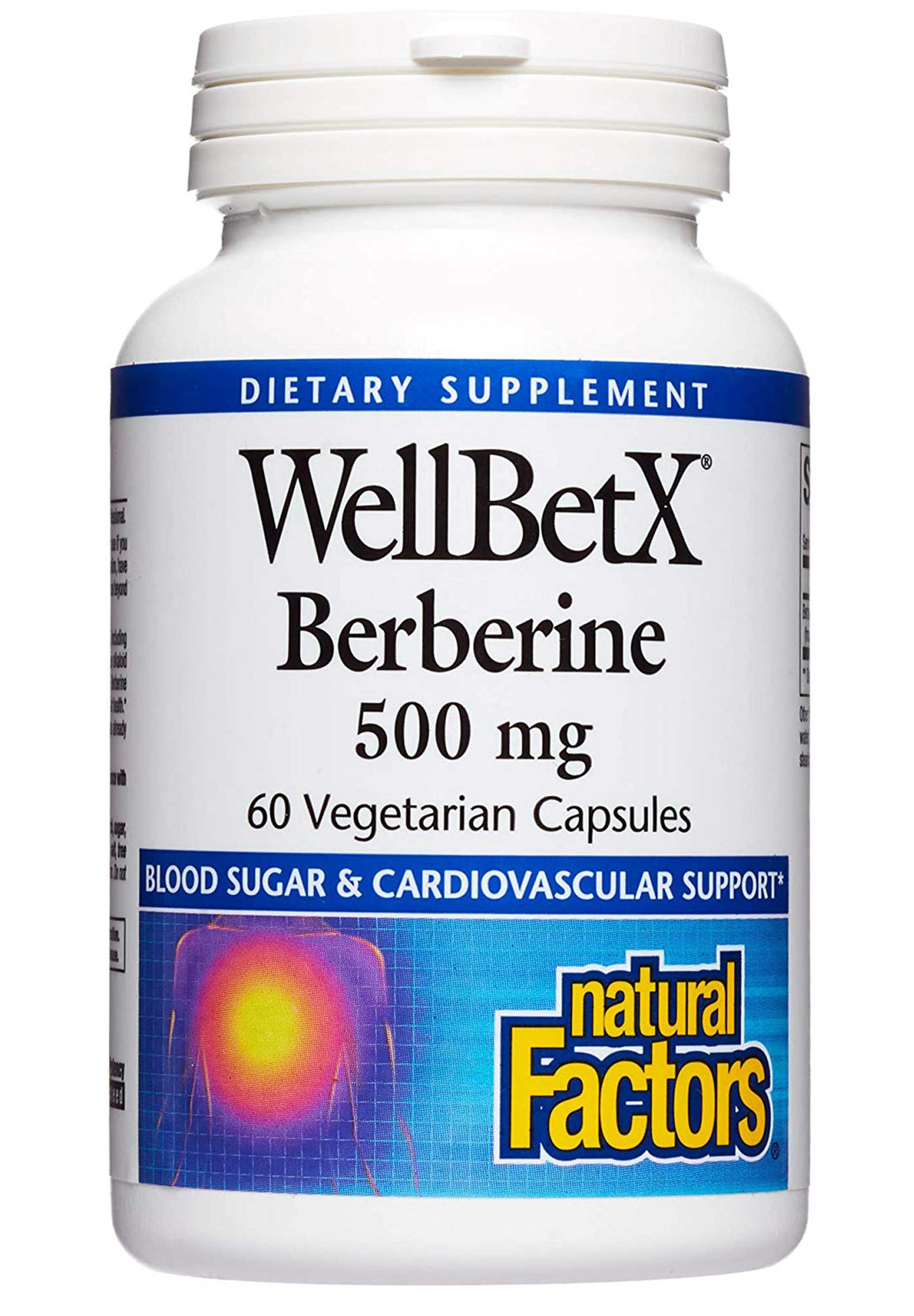 Natural Factors WellBetX Berberine 500 mg 60vcaps