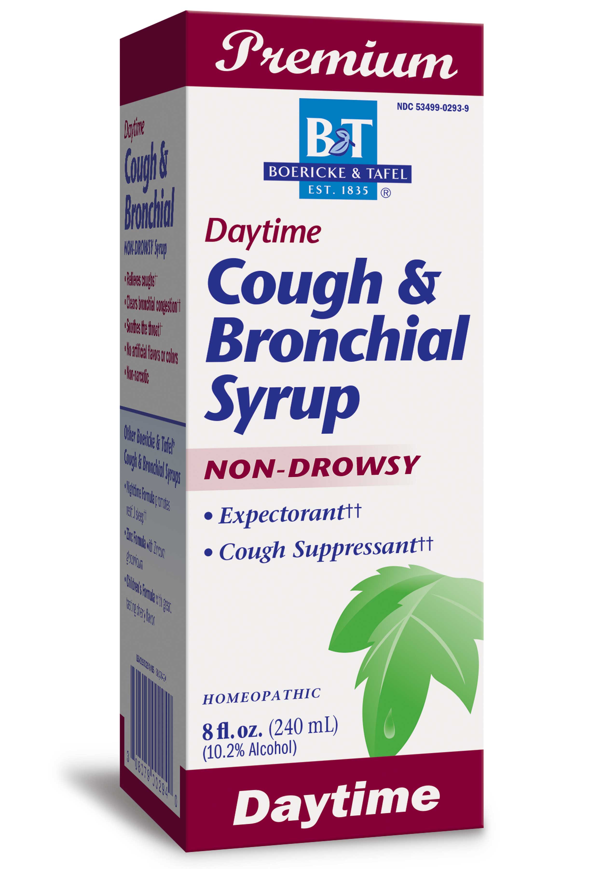Boericke & Tafel Cough & Bronchial Daytime Syrup
